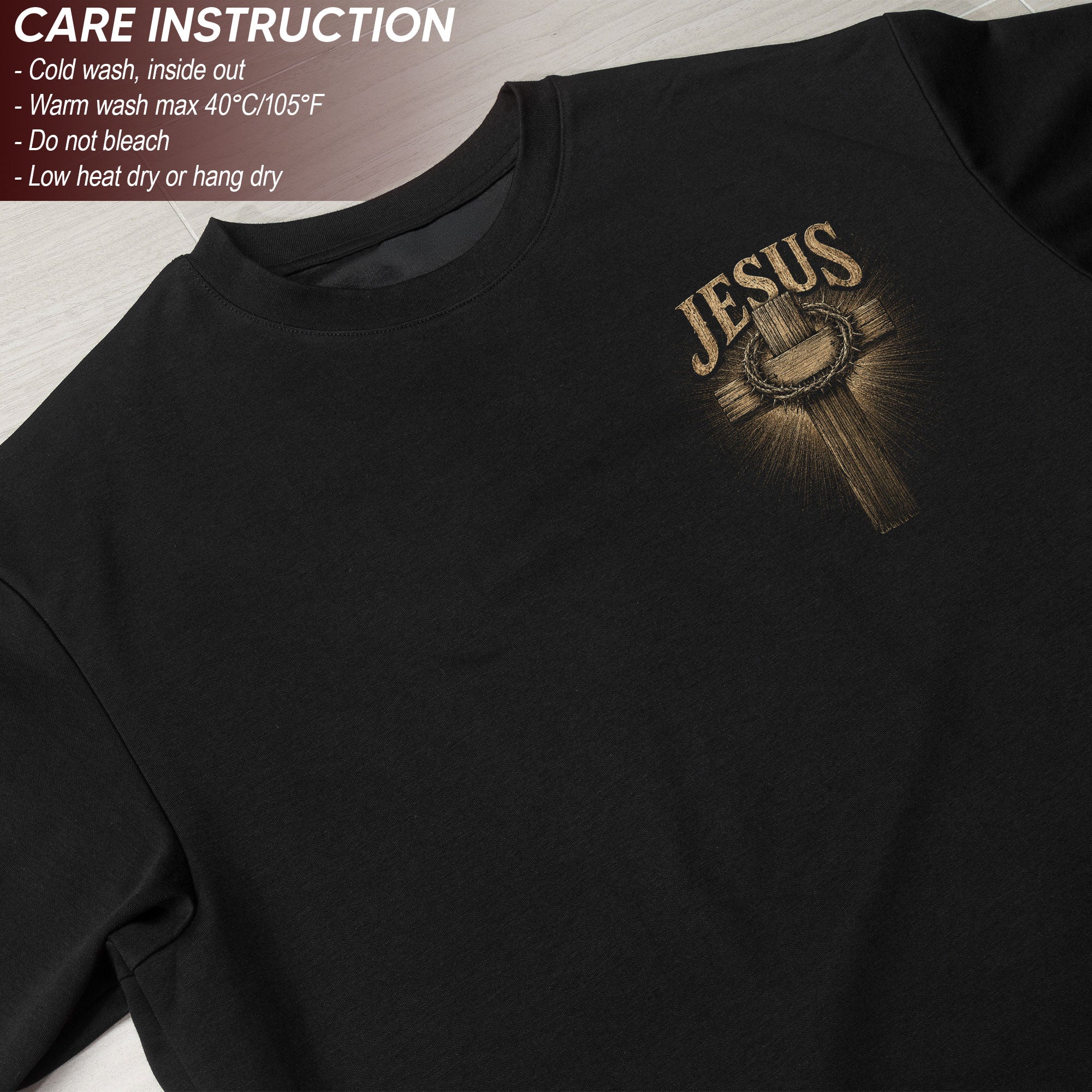Jesus Portrait Crown Of Thorns The Way The Truth The Life Graphic Christian T Shirt Men
