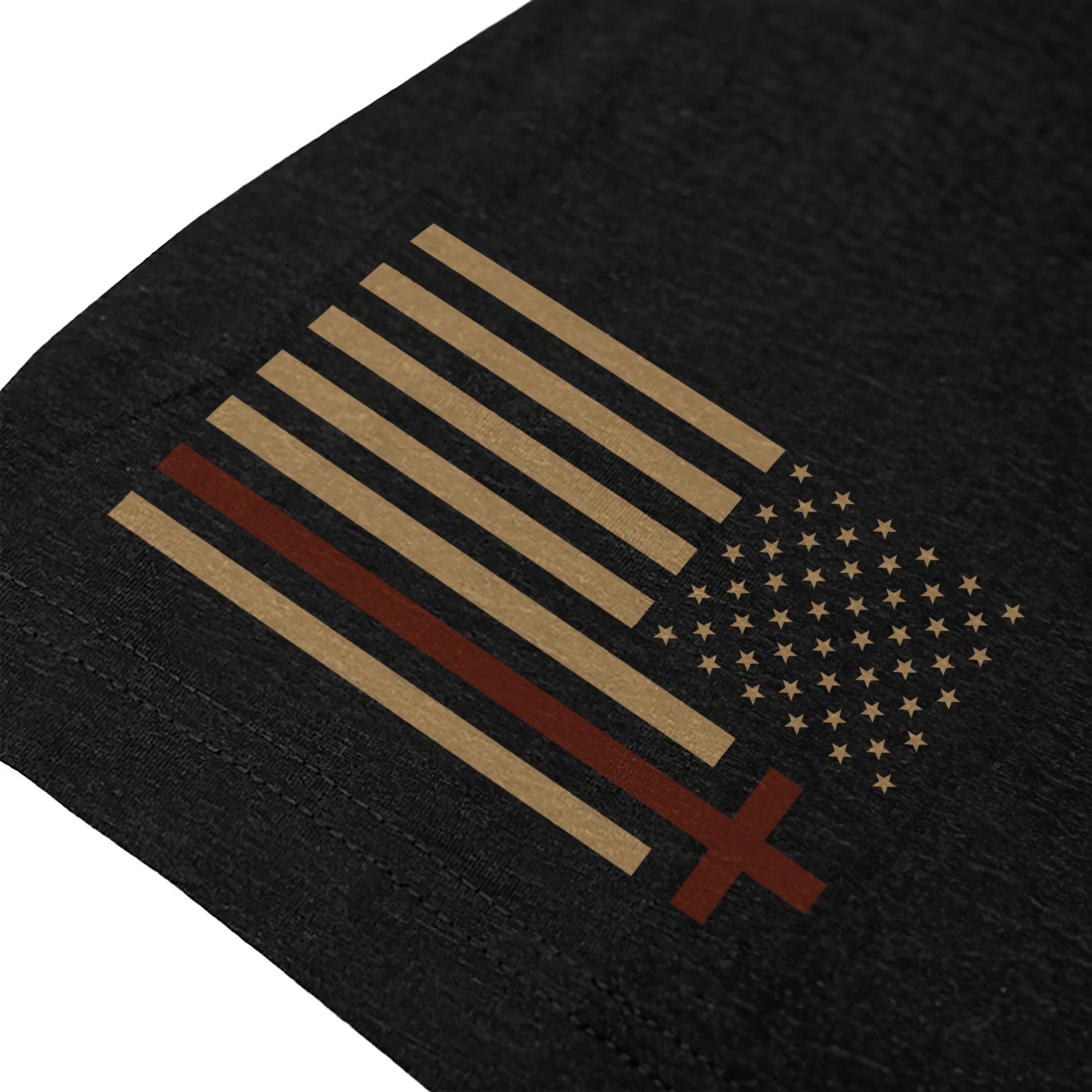 Jesus The Way The Truth And The Life American Flag Cross Crown Of Thorns T Shirt Men