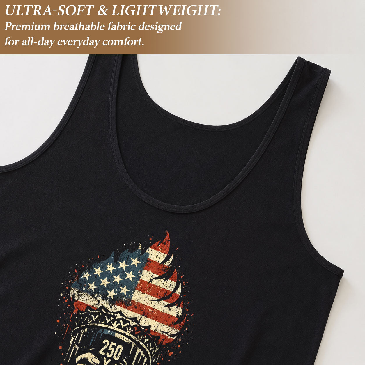 We the People Tank Top Women Liberty Torch Flag 250 Years Patriotic 1776-2026 Shirt