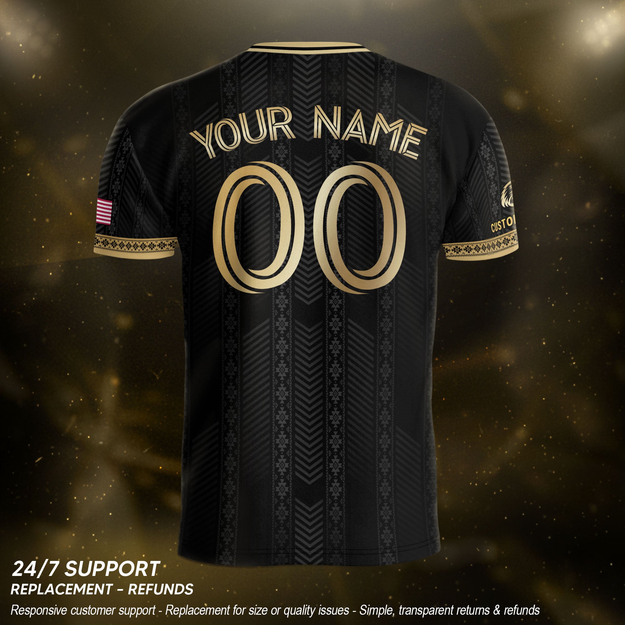 USA Soccer Jersey Style Men Athletic T Shirt Outfits Personalized Custom Name Tee