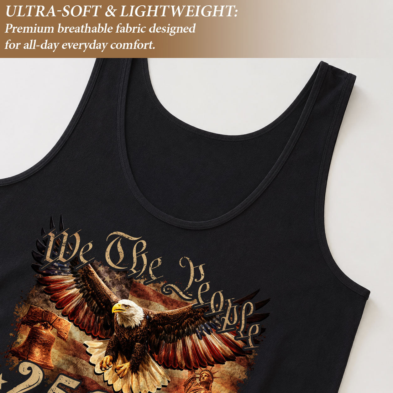 We the People 250 Years Eagle Tank Top | United States 1776-2026 Women Shirt