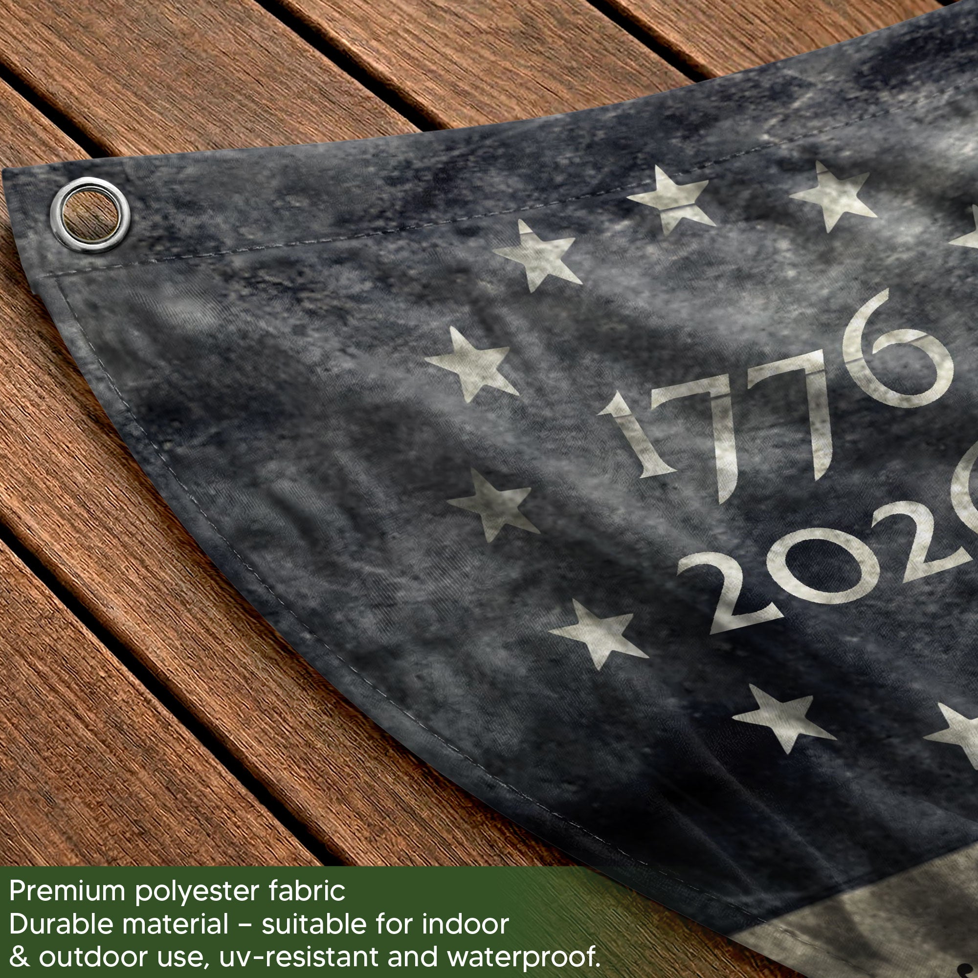 250 Years of Freedom Fence Flag 1776-2026 Liberty Bell Eagle Patriotic Banner Decor