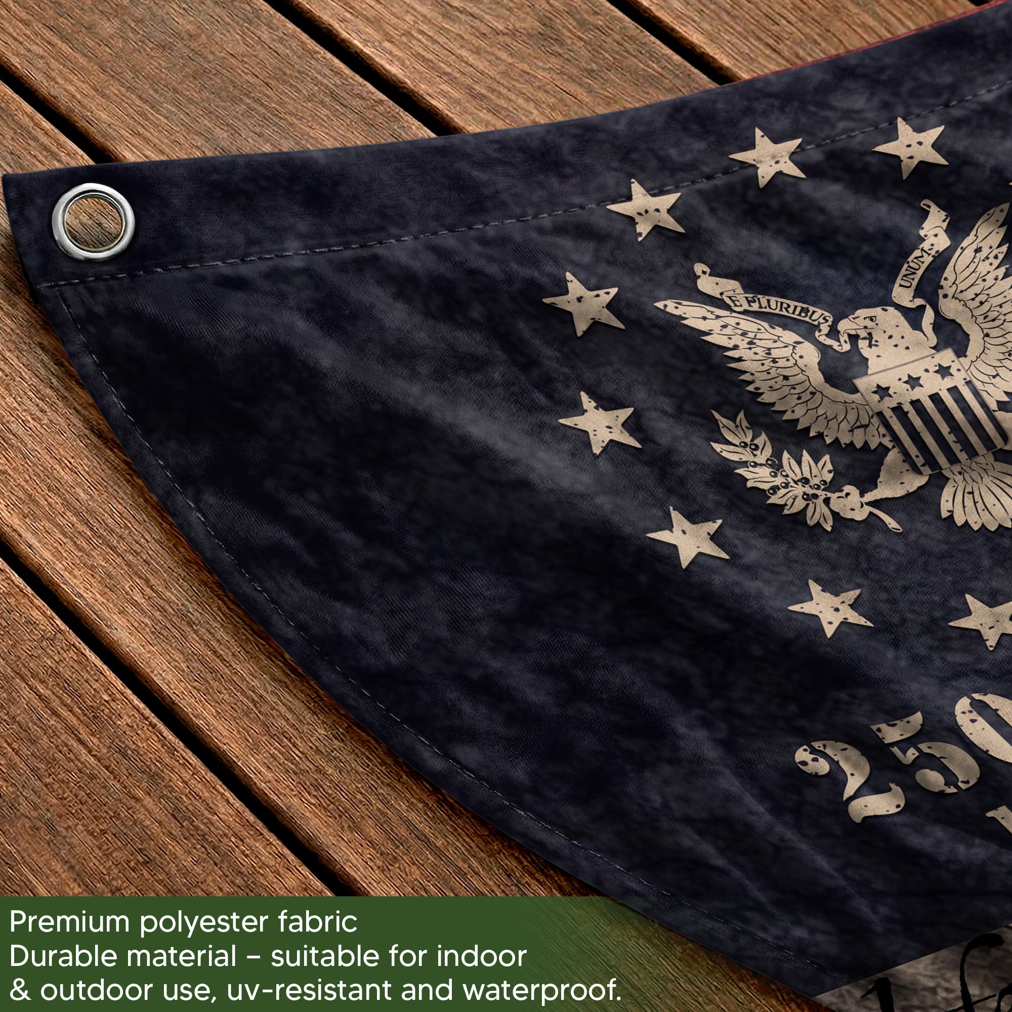 Fence Flag 250th Anniversary USA Flag 1776-2026 Eagle Patriotic Banner 250 Year American Anniversary Flag Decor