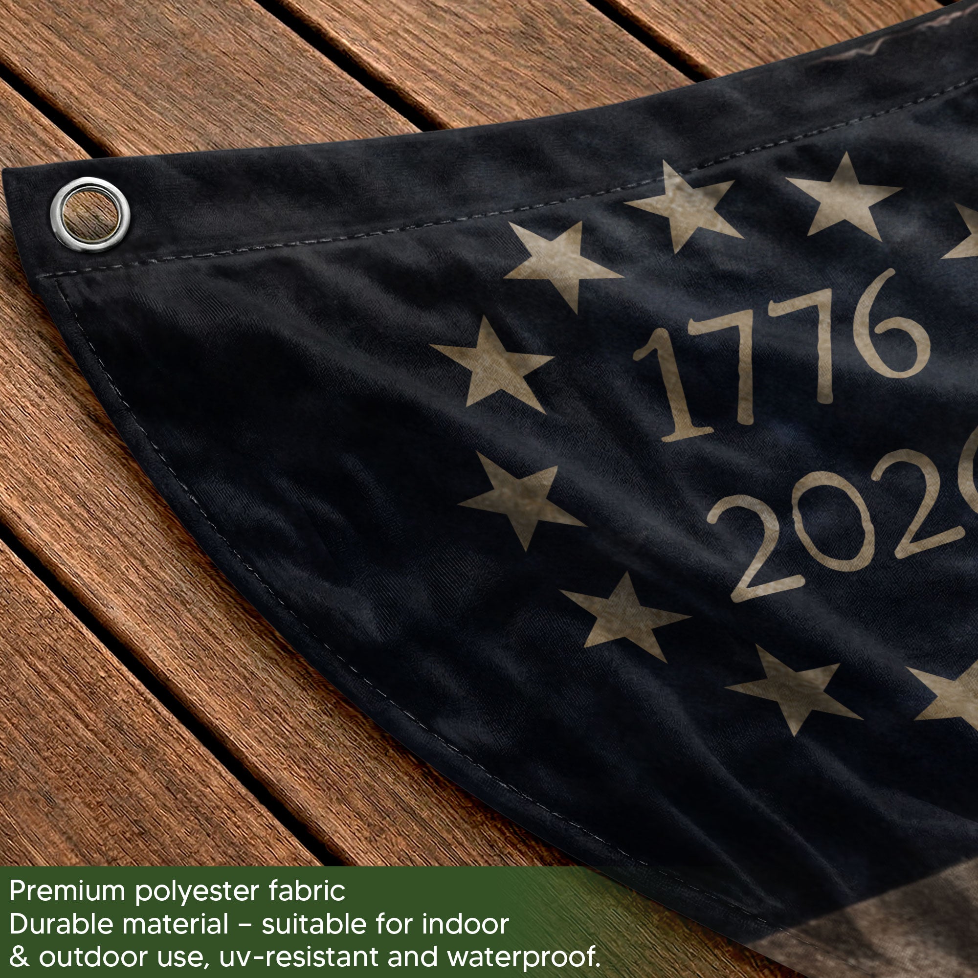 250 Years of Freedom Fence Flag George Washington Patriotic 1776-2026 Outdoor Banner