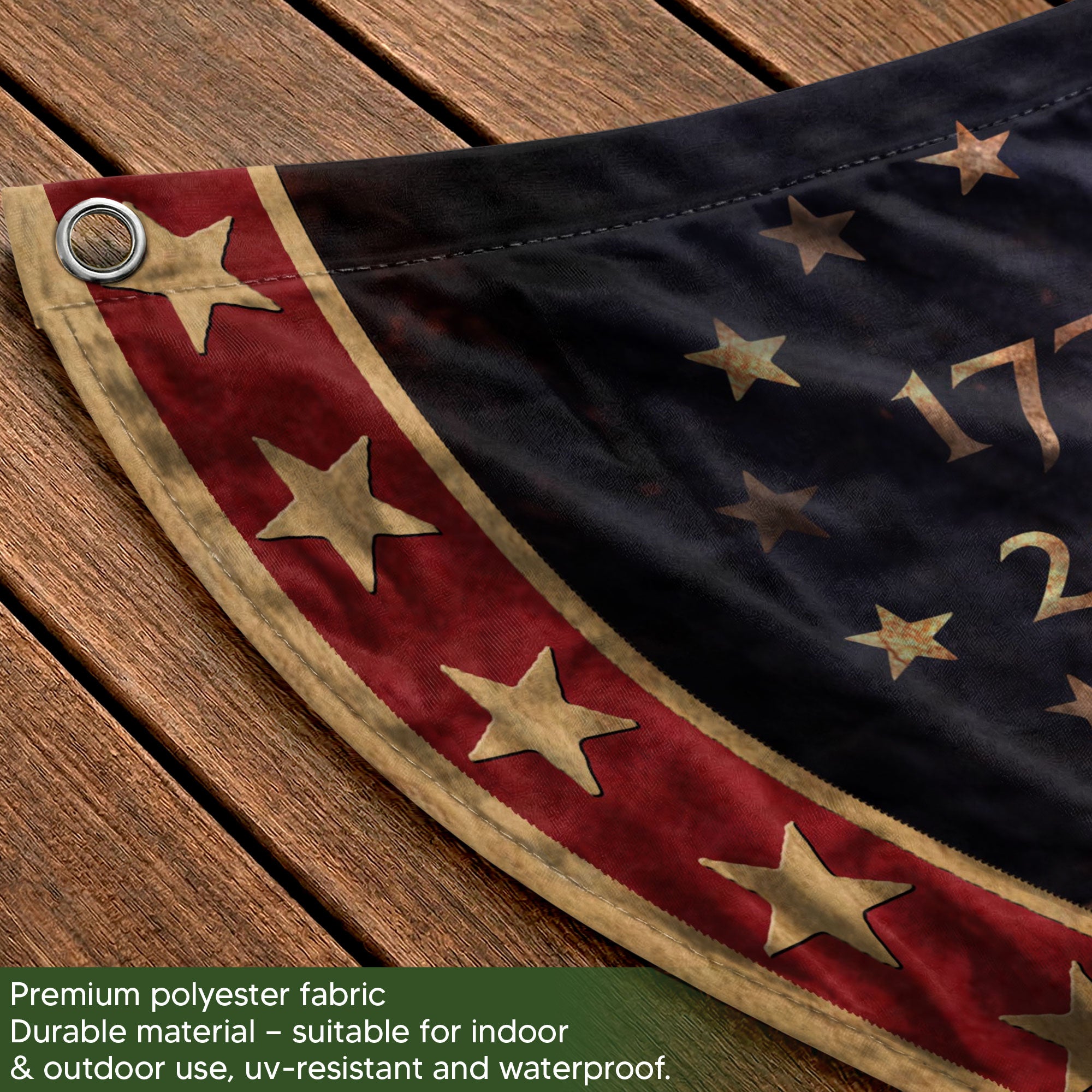 Christian Patriotic Fence Flag 1776-2026 – Holy Bible American Flag 250 Years of Freedom Double Sided Banner