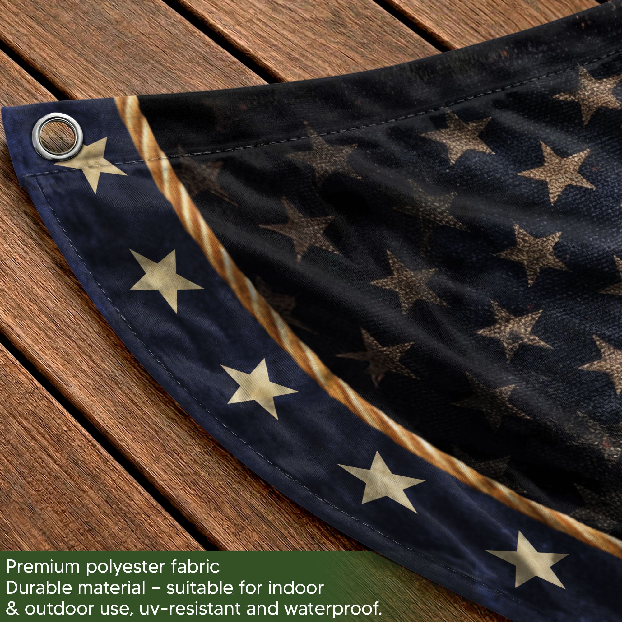 We The People Eagle Fence Flag 250 Years 1776-2026 Patriotic Double Sided Banner