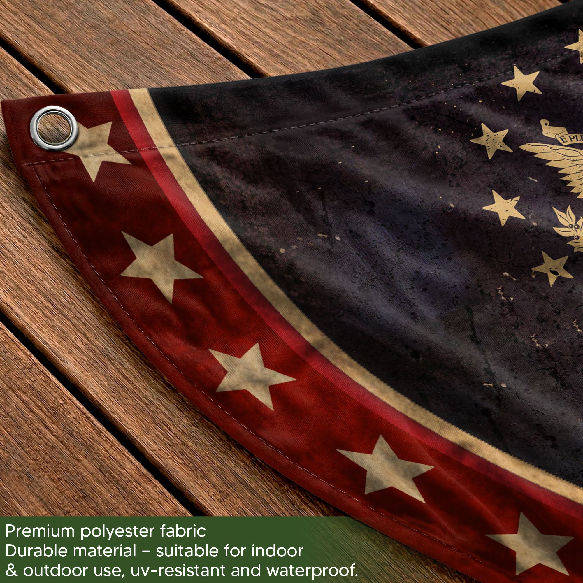 250 Anniversary USA Flag Fence Flag Custom Family Name, American Flag 250 Year Anniversary, We The People Fence Banner