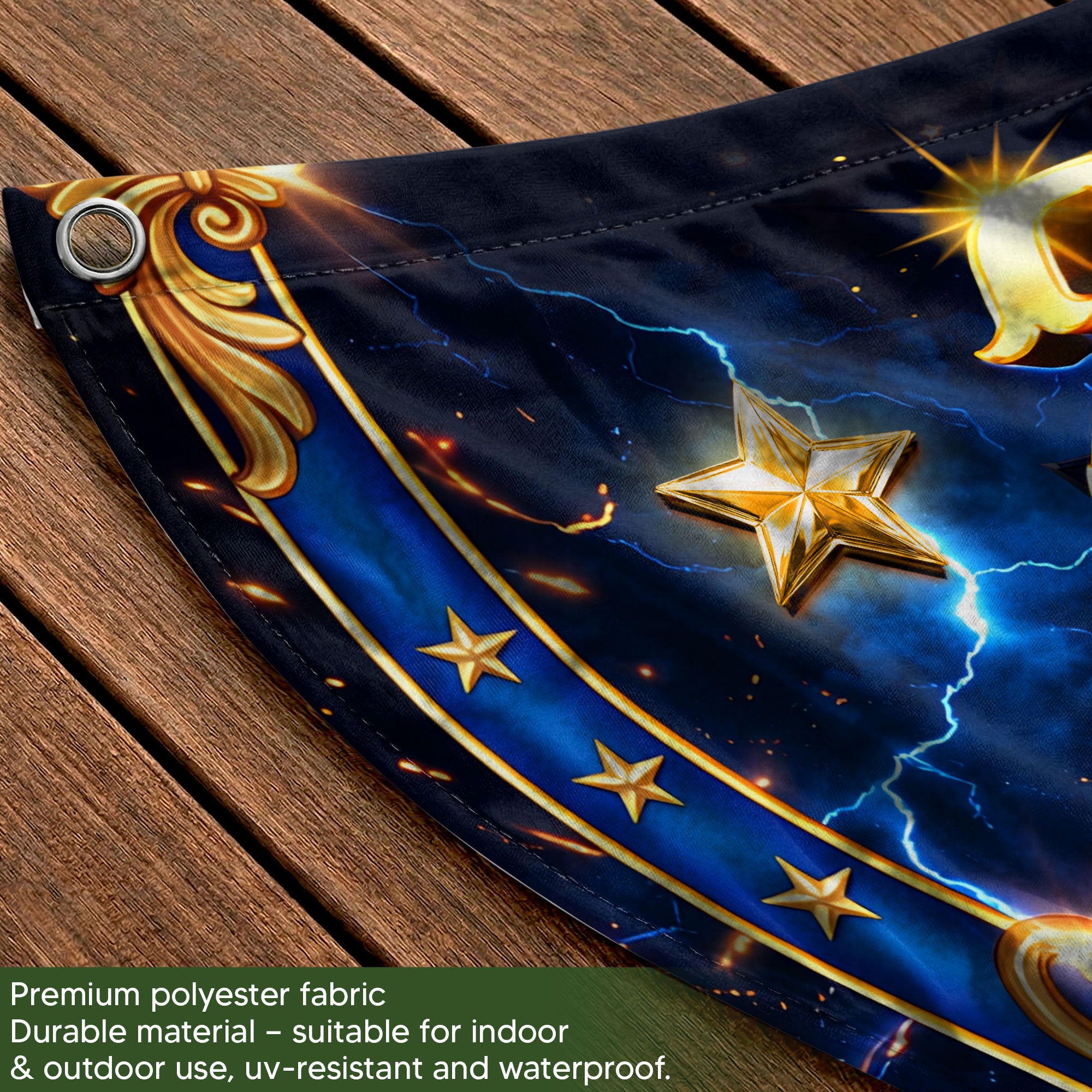 250 Years USA Fence Flag 1776-2026 Patriotic Eagle Shield Banner