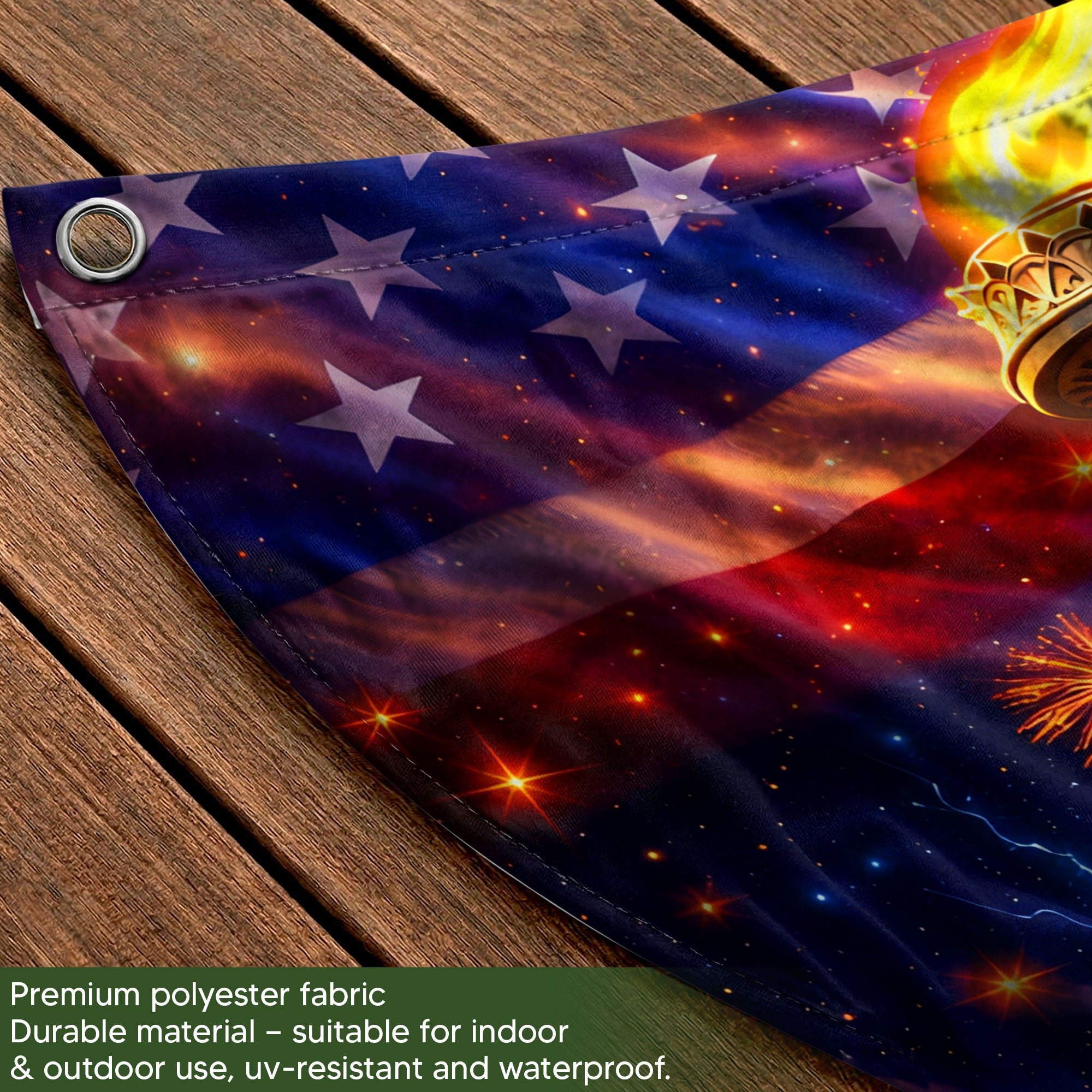 Statue of Liberty 250 Years United States Fence Flag 1776-2026 Patriotic Outdoor Banner