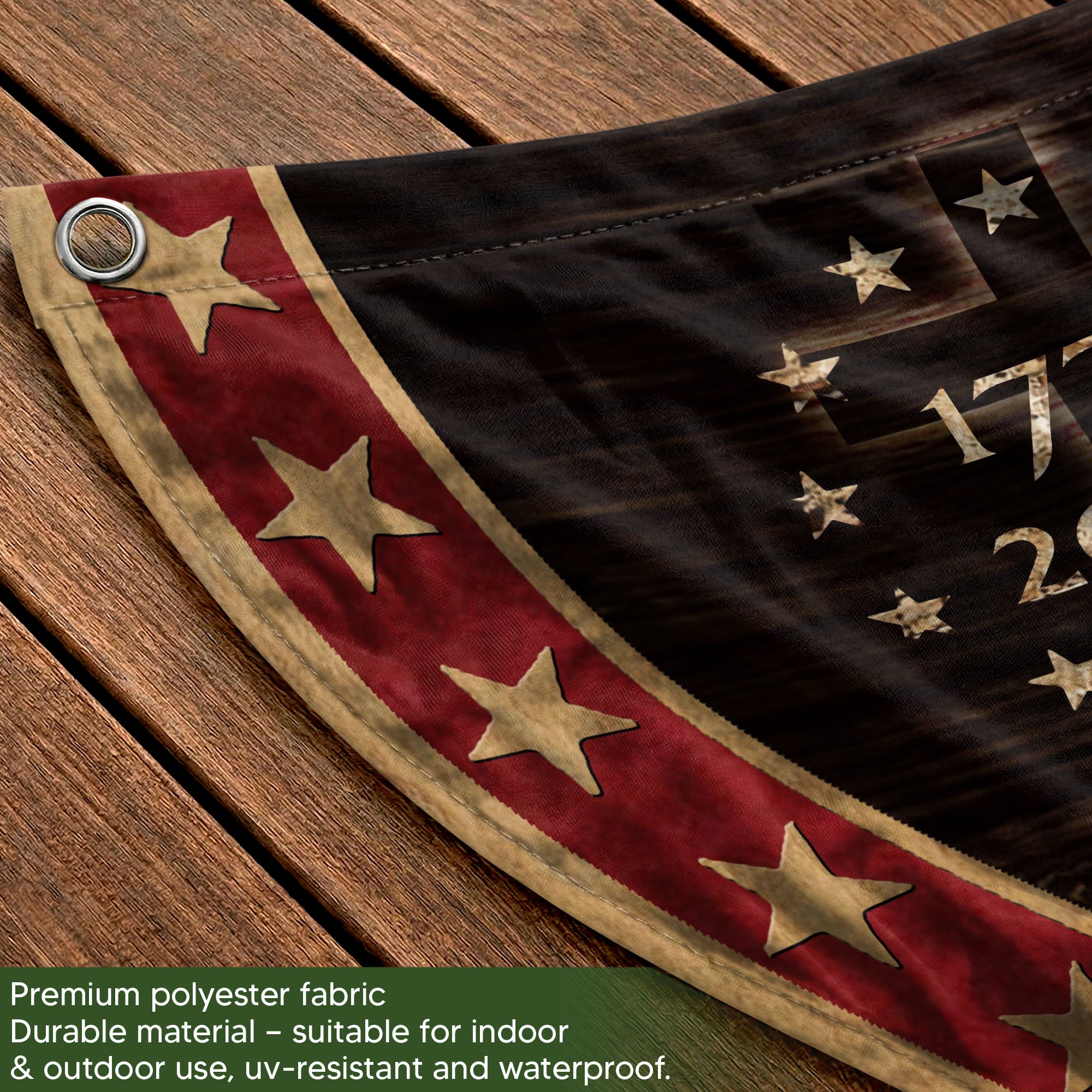 250 Anniversary USA Flag Fence Flag Custom Family Name Christian 250 Years Freedom Flag Design