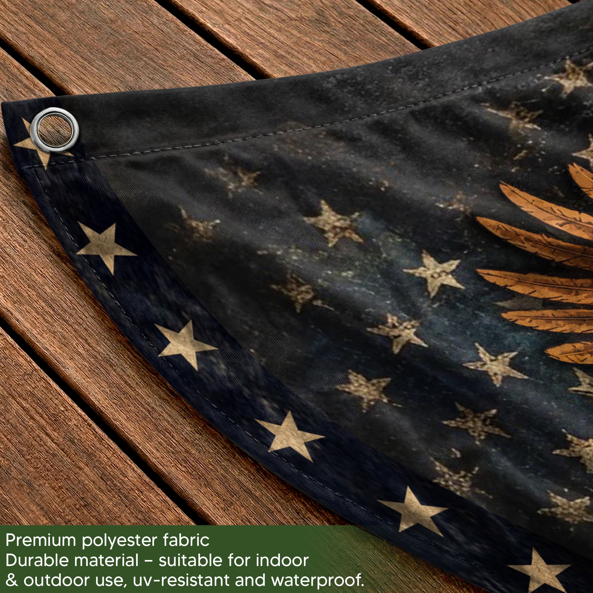 Liberty Bell Eagle Fence Flag Custom Family Name 250 Years Freedom 1776-2026 Patriotic Yard Decor