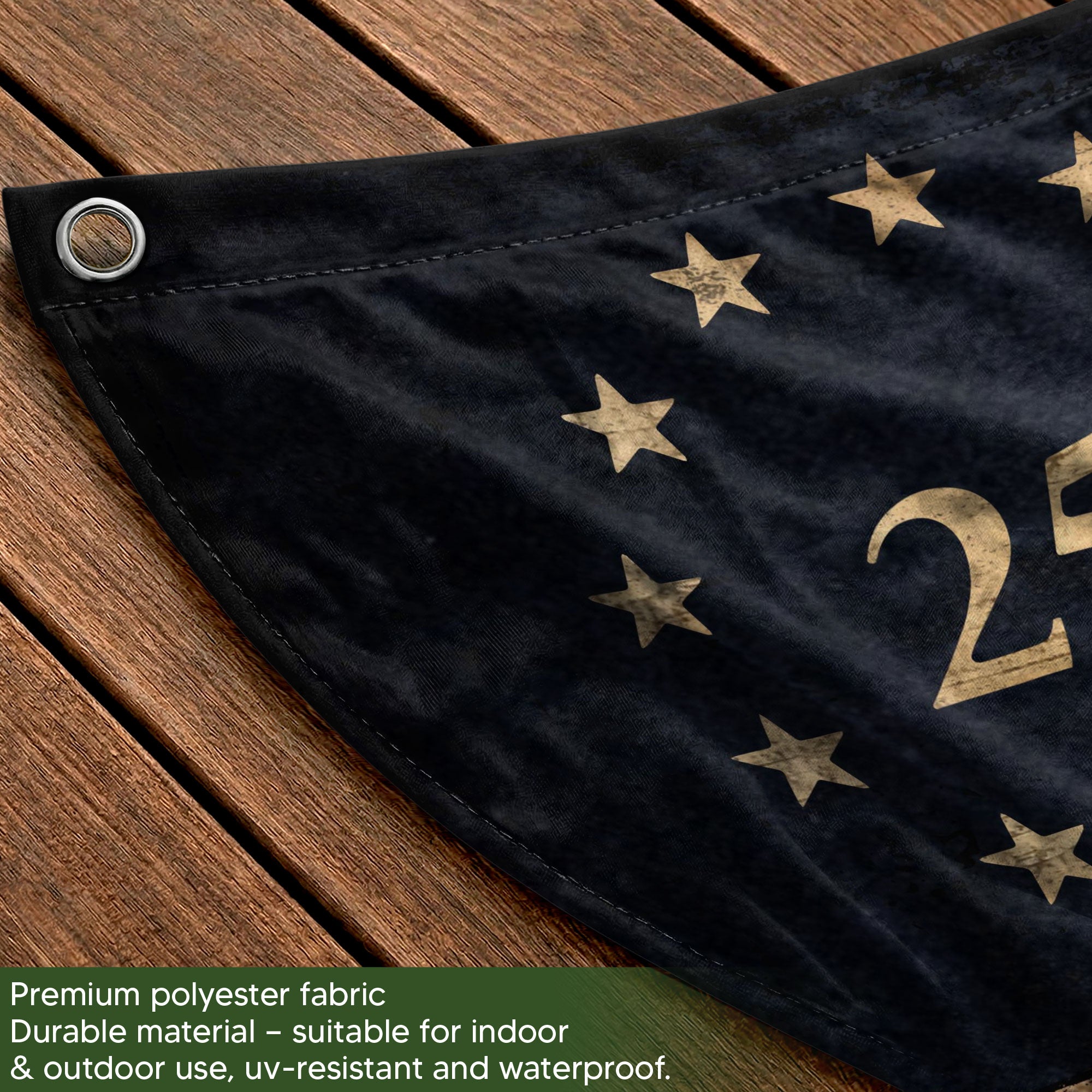 Distressed Eagle Liberty Bell Fence Flag Custom Family Name 250 Years Freedom 1776-2026 Patriotic Decor