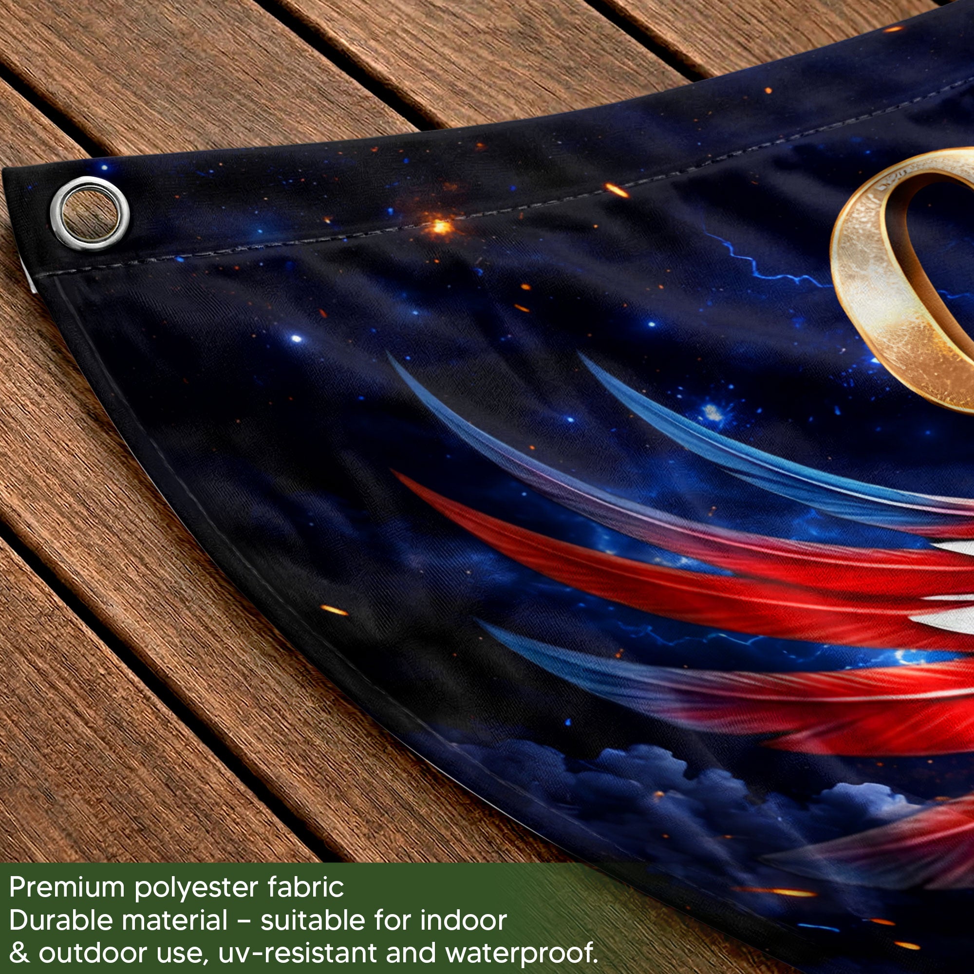 250 Years United States Fence Flag One Nation Under God 1776-2026 Patriotic Eagle Banner
