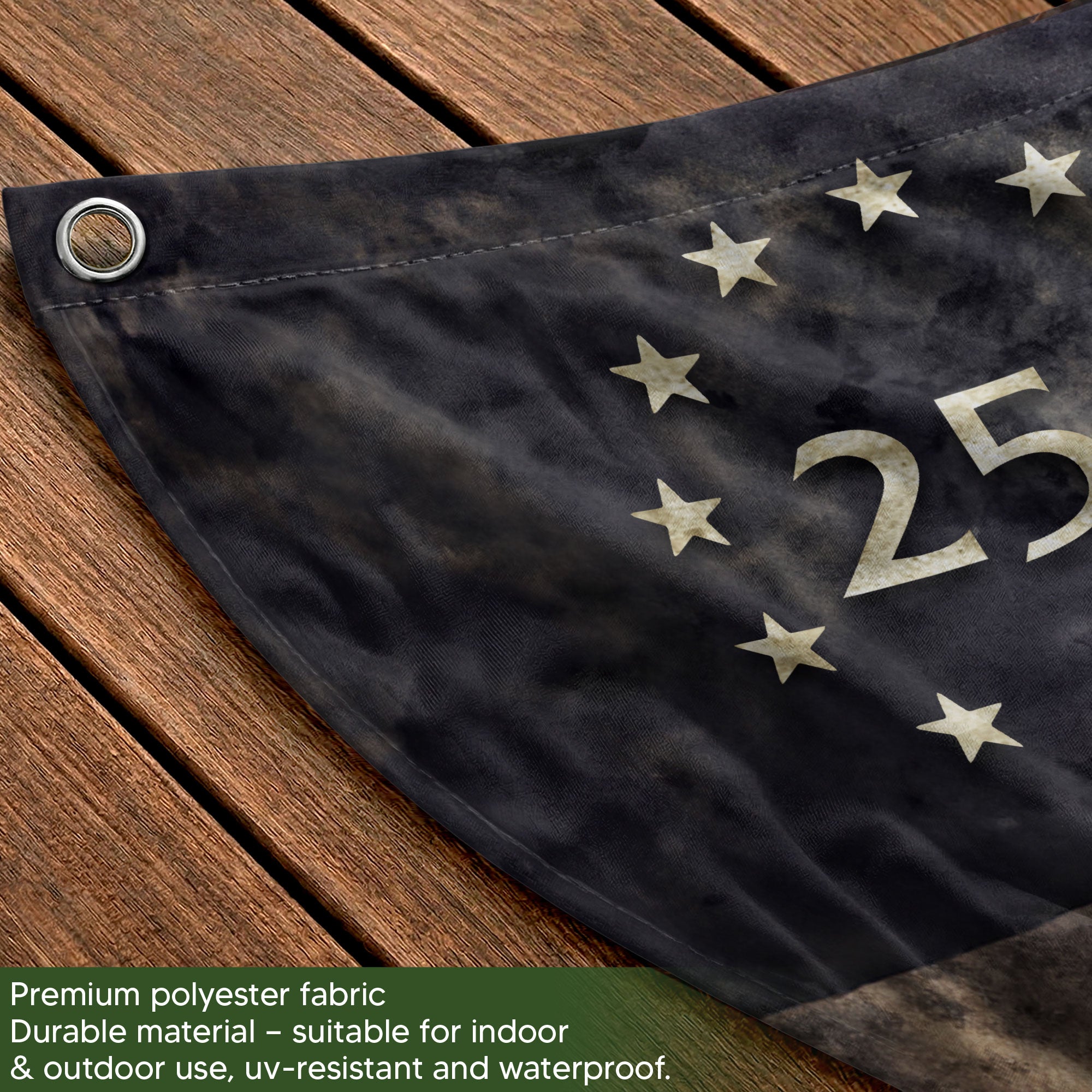 America 1776 to 2026 Fence Flag Patriotic Eagle We The People 250 Year Outdoor Decor