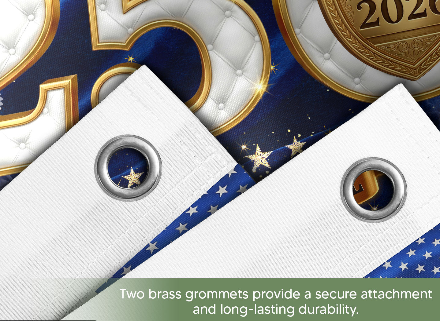 We The People 250th Anniversary House Flag 1776–2026 Patriotic Eagle Banner