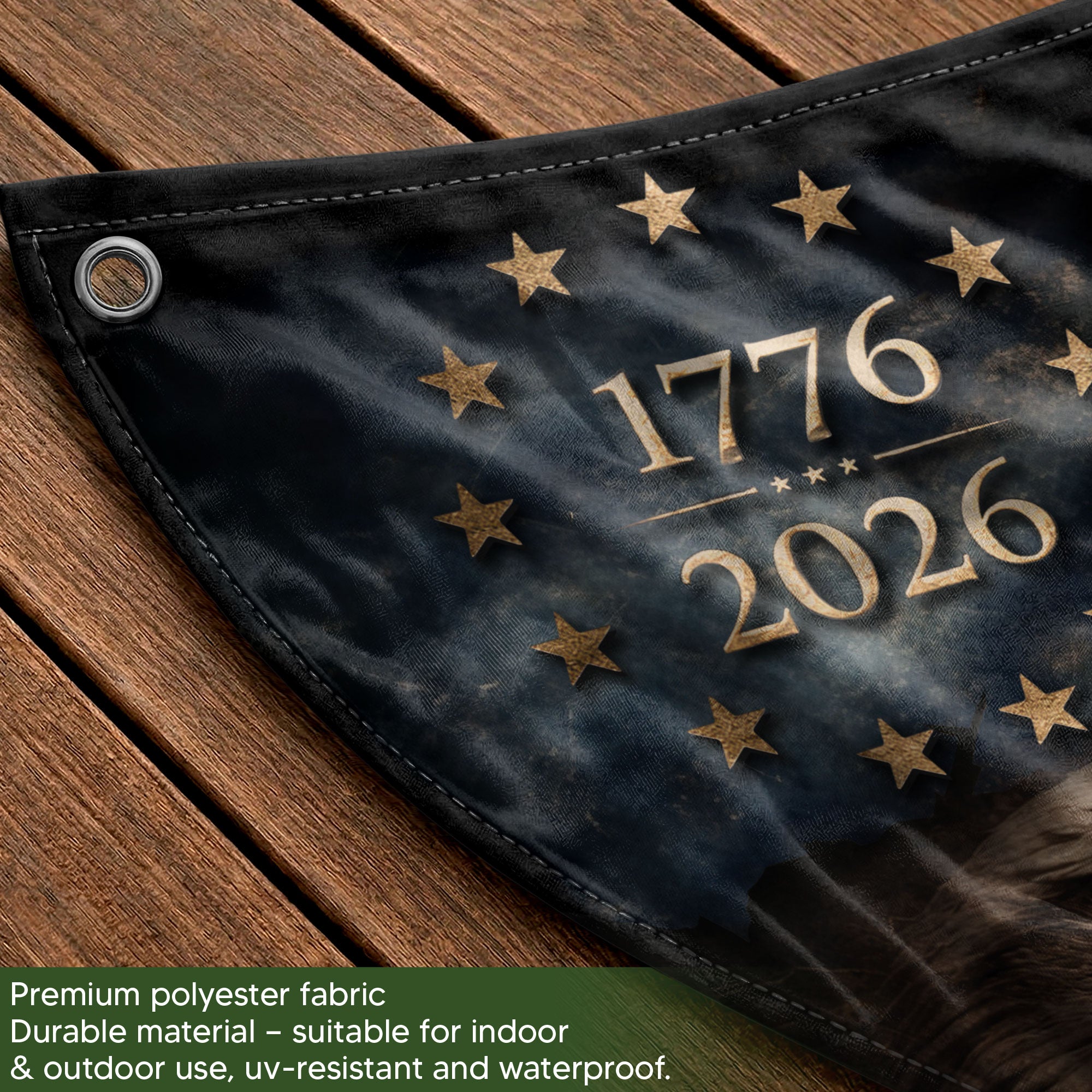 Fence Flag 250 Years Patriotic Banner | 1776-2026 Statue of Liberty Outdoor Decor