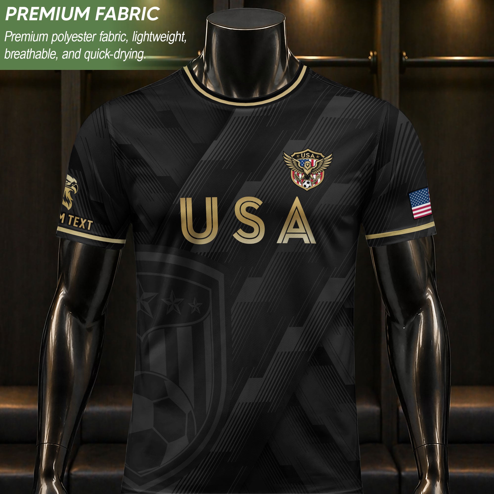 Abstract Pattern Adult Soccer Jersey Style Custom Name Number Personalized Sport Top