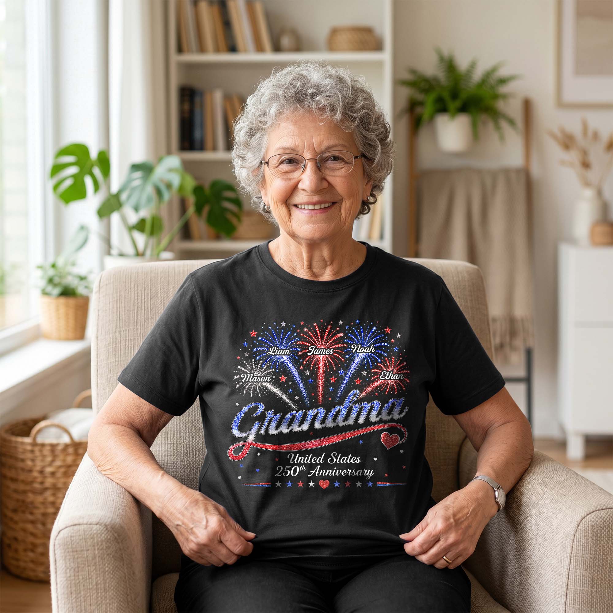 United States 250th Anniversary Shirts Custom Names Personalized Title All Ages Tee