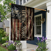 House Flag 1776-2026 US Constitution We The People Patriotic 250 Years Banner