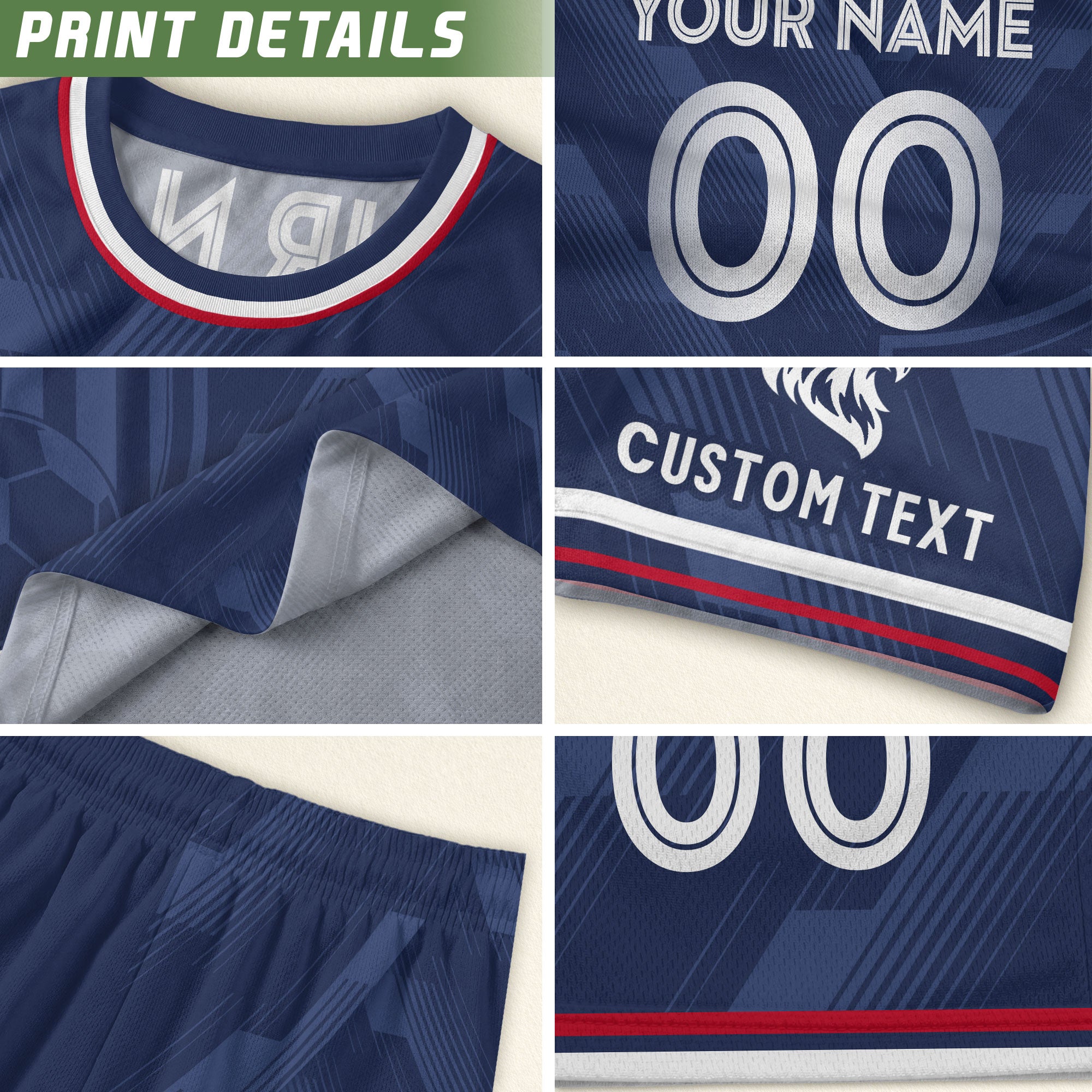 USA Soccer Jersey Style Adult Shirts Custom Name Number Personalized Athletic Top