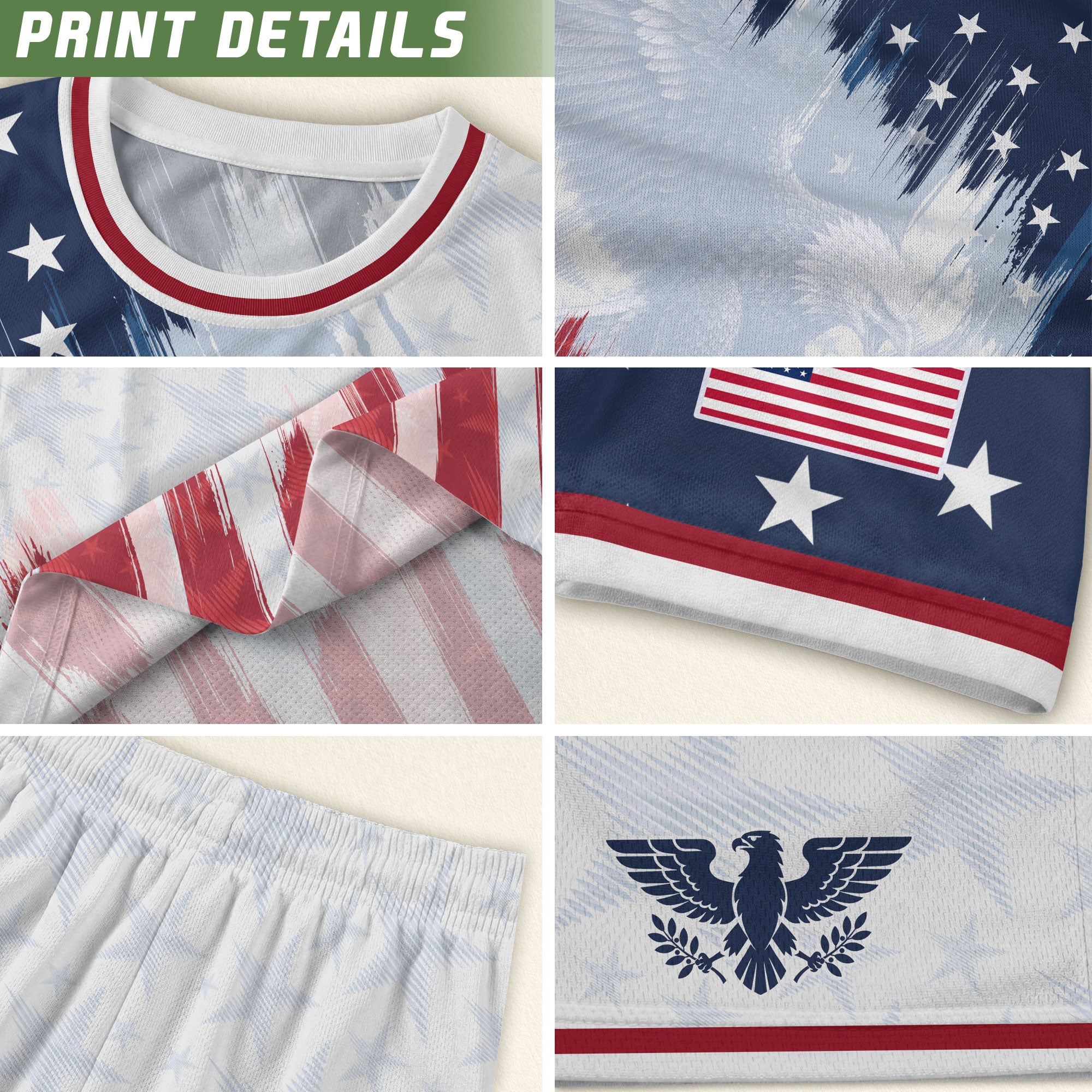USA Soccer Jersey Adult Patriotic Eagle Athletic Shirt United States Soccer Tee - Rust Field Wear