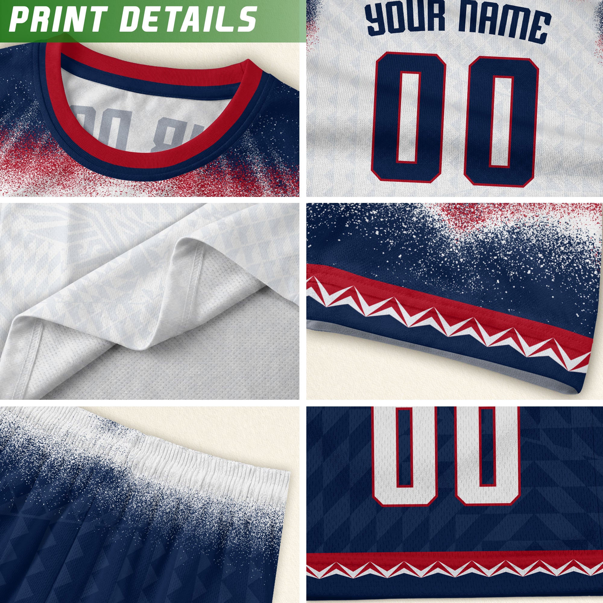 Personalized Name Number USA Soccer Jersey White American Flag Eagle Football Shirt Youth