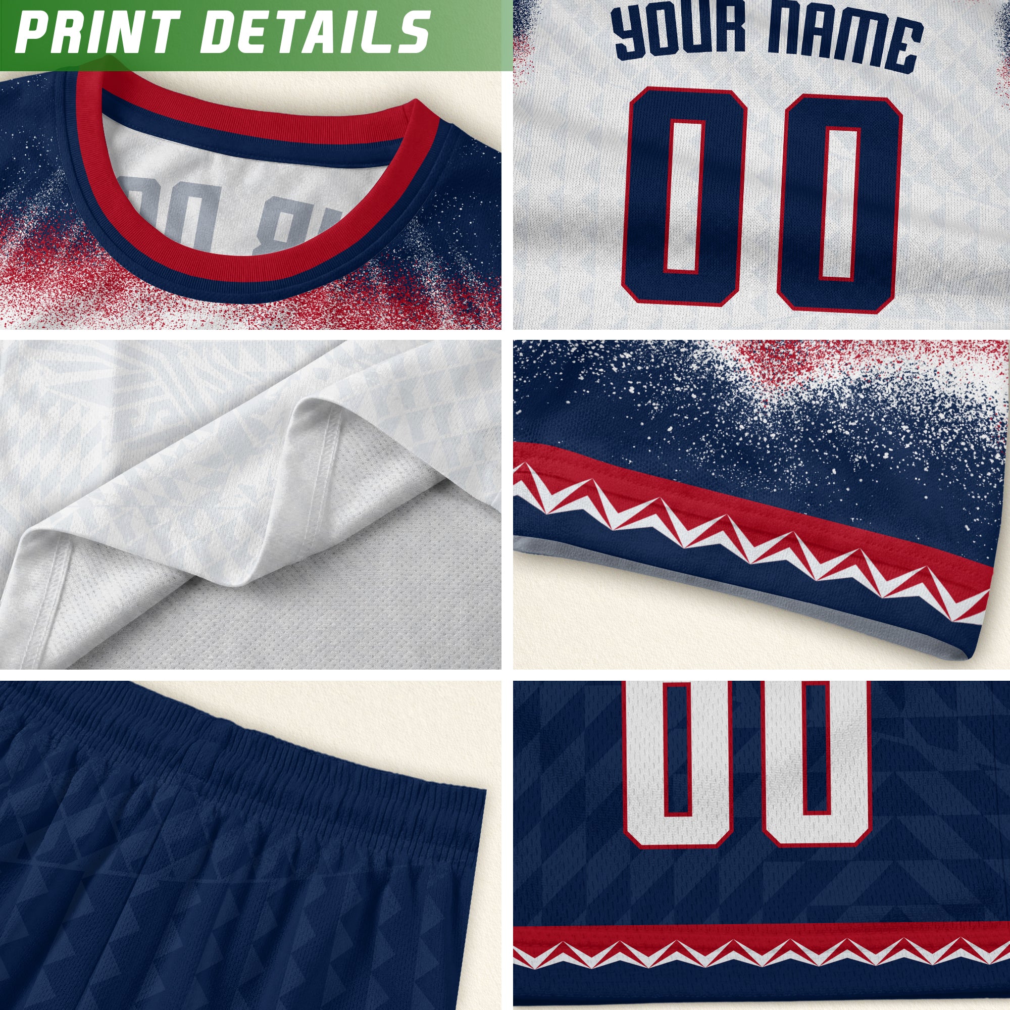 Personalized Name Number USA Soccer Jersey White American Flag Eagle Football Shirt Youth