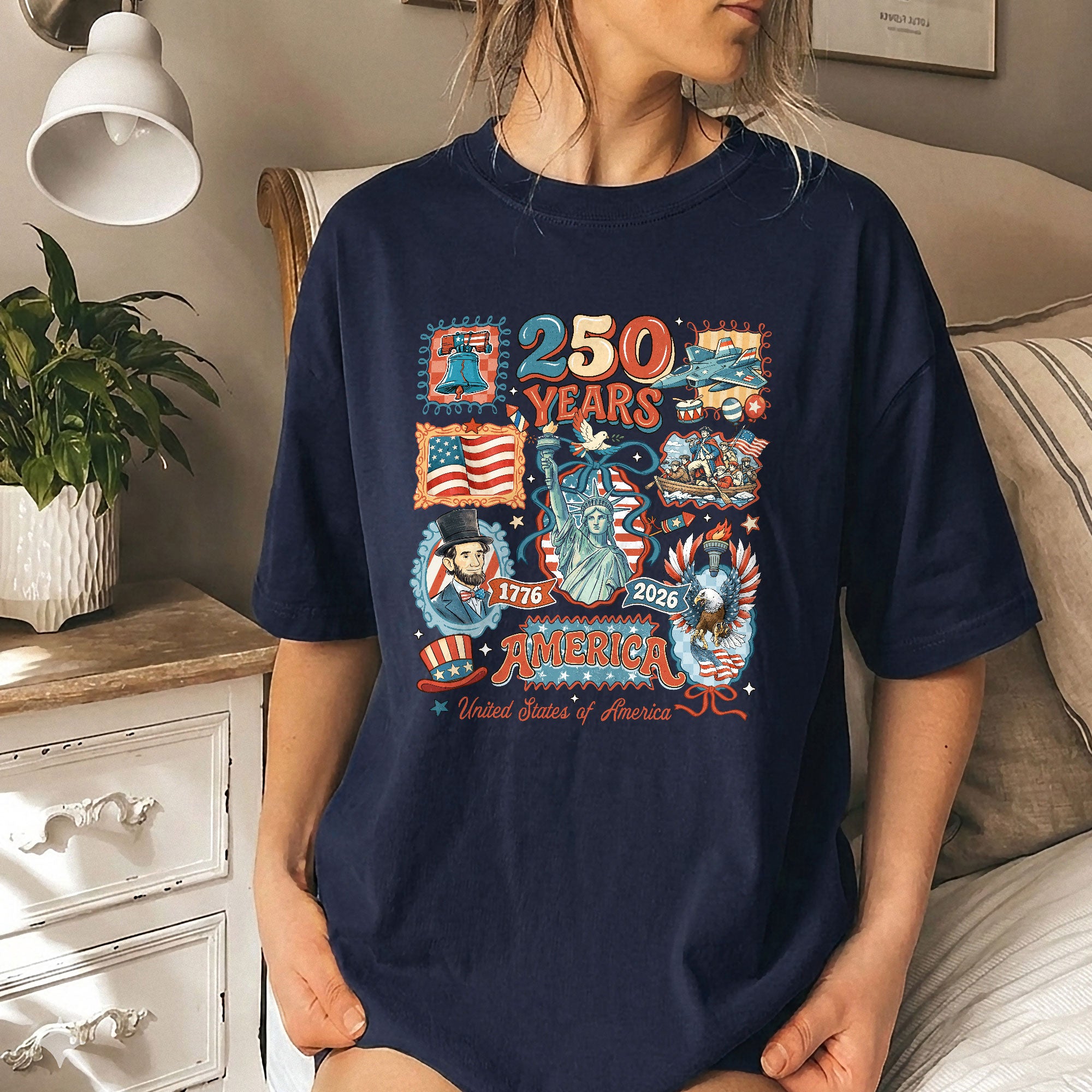 USA 250th Anniversary 1776-2026 Shirt - Limited Edition Vintage 250 Years Patriotic Tee