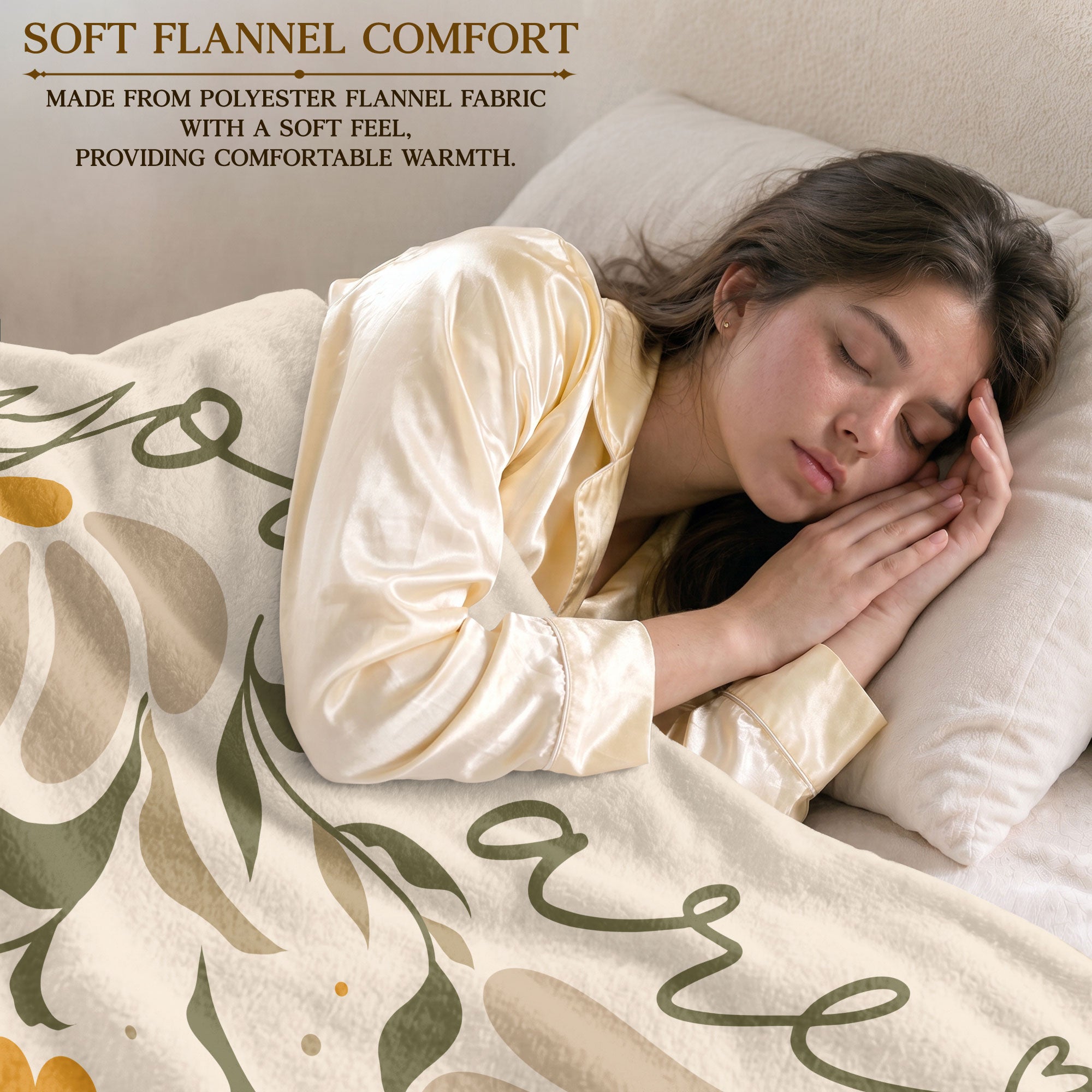 God Says You Are Blanket Boho Daisy Scripture Floral Soft Flannel Throw Blanket