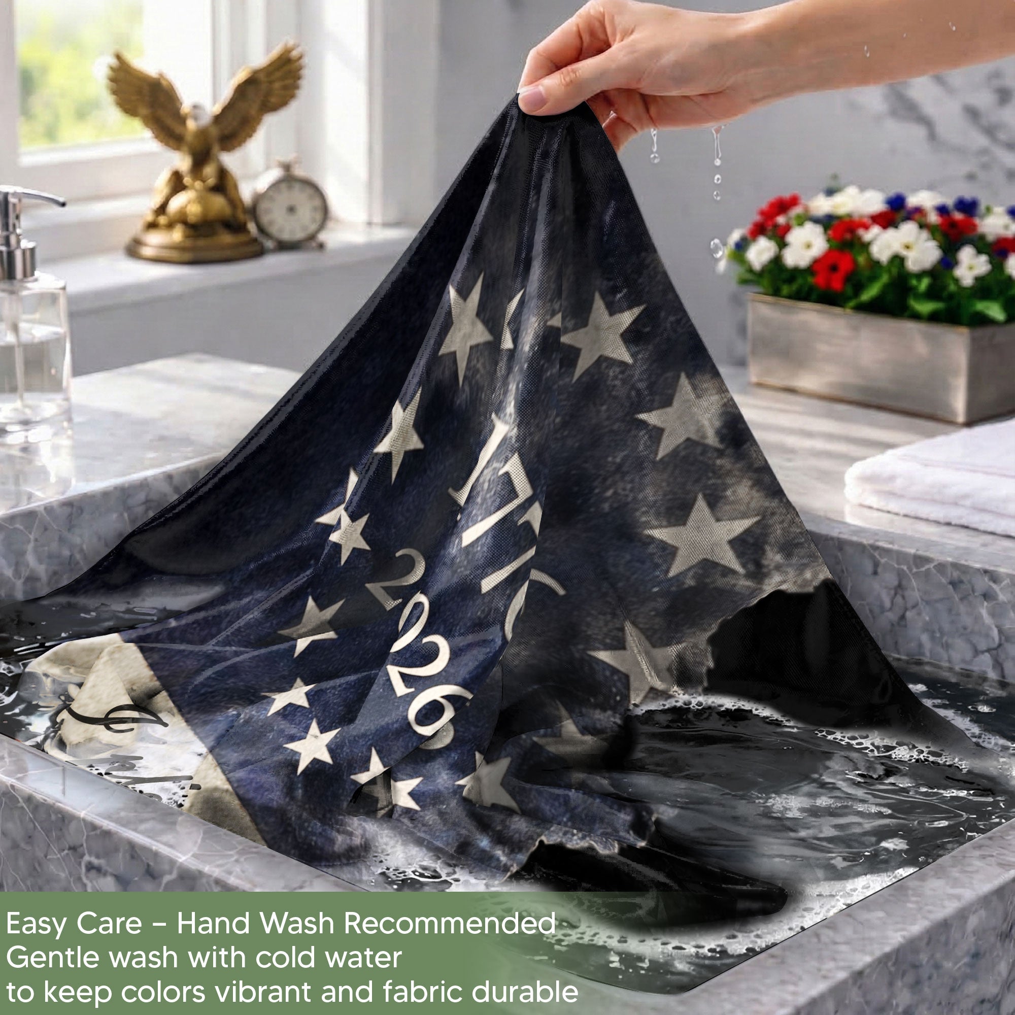 Pledge of Allegiance House Flag 1776-2026 Patriotic Christian 250 Years of Blessings