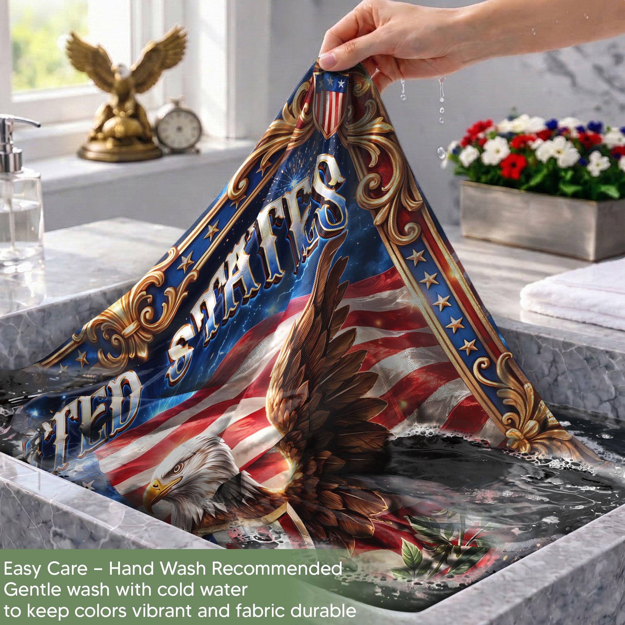 Custom Family Name Garden Flag 250 Years 1776–2026 Patriotic Eagle USA Flag Decor