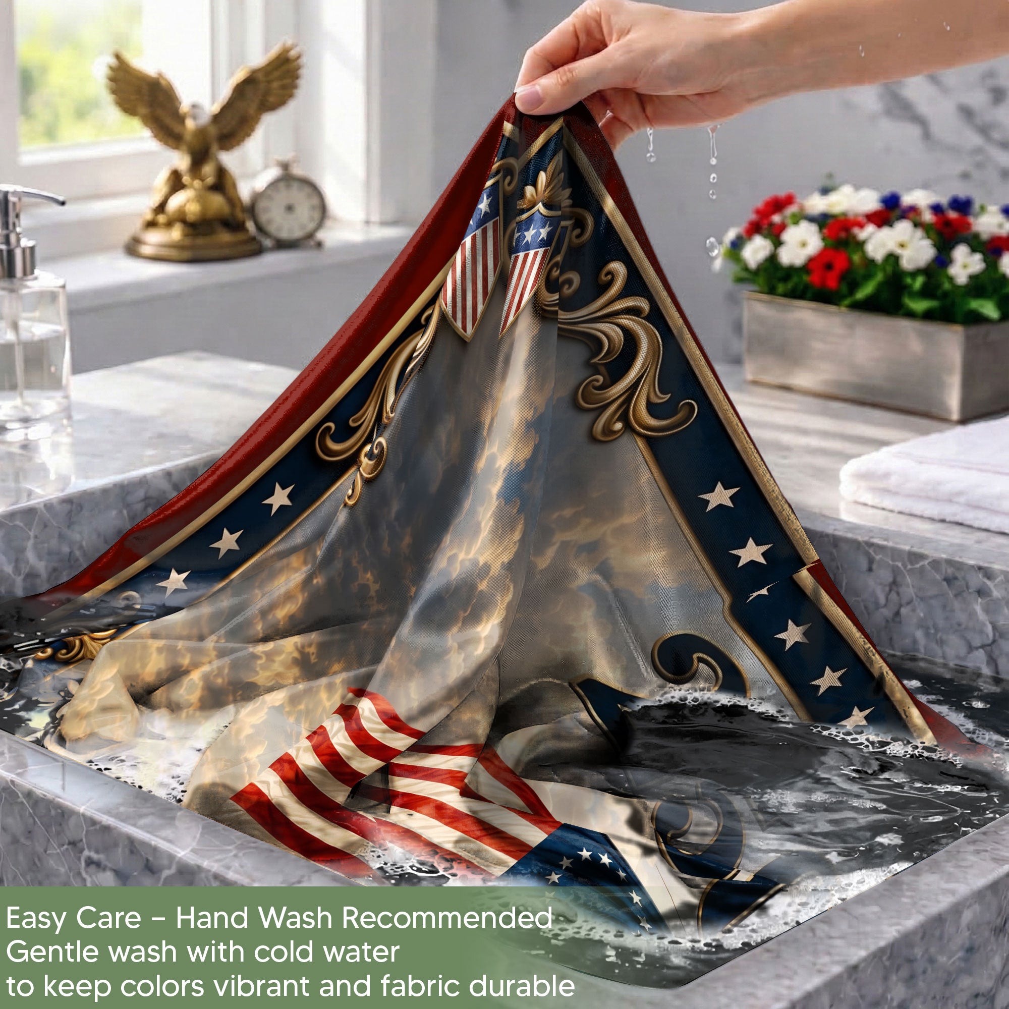 1776-2026 Anniversary Flag George Washington We The People 250 Years Patriotic Banner