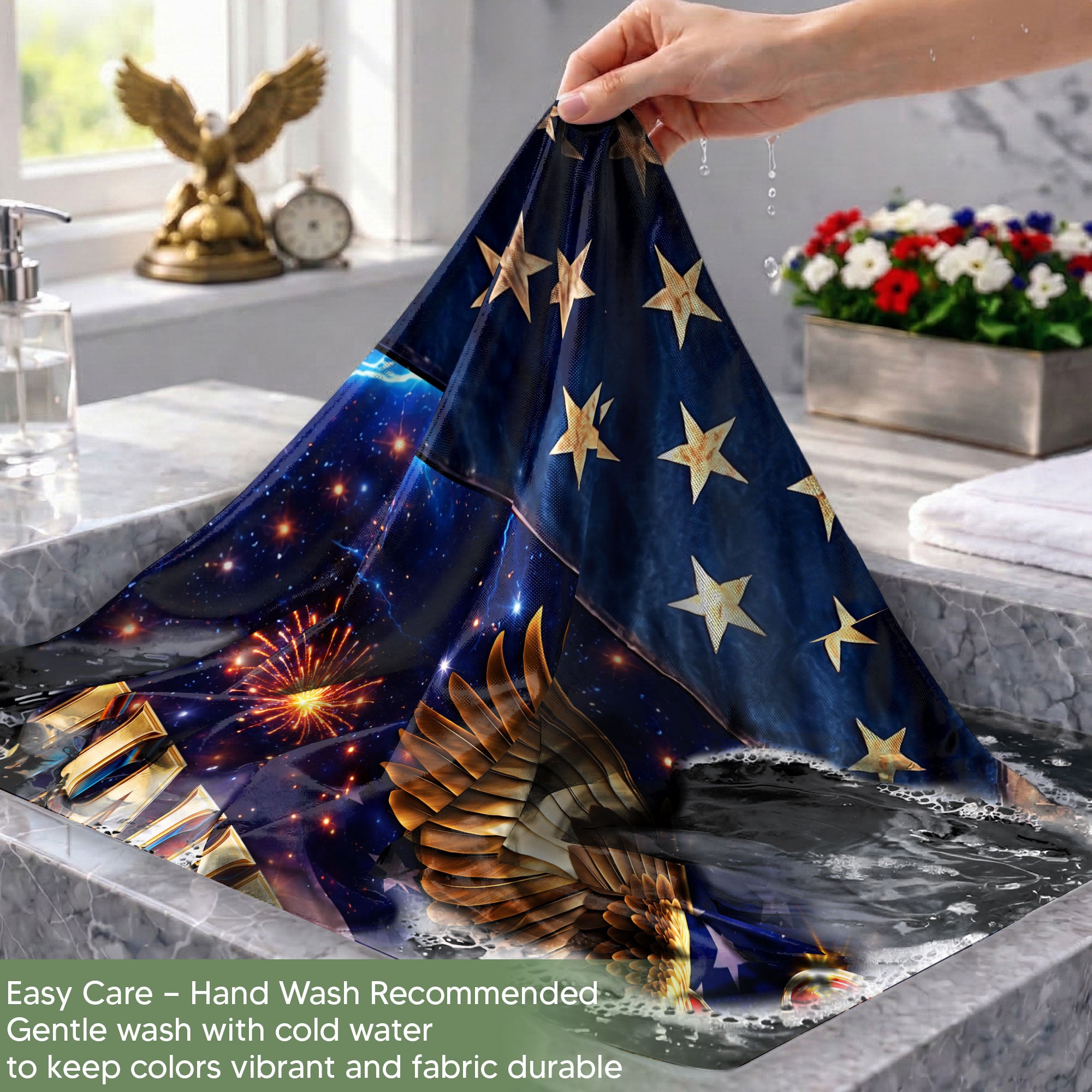 United States 250th Anniversary Flag 1776-2026 Celebration of Liberty Eagle Banner