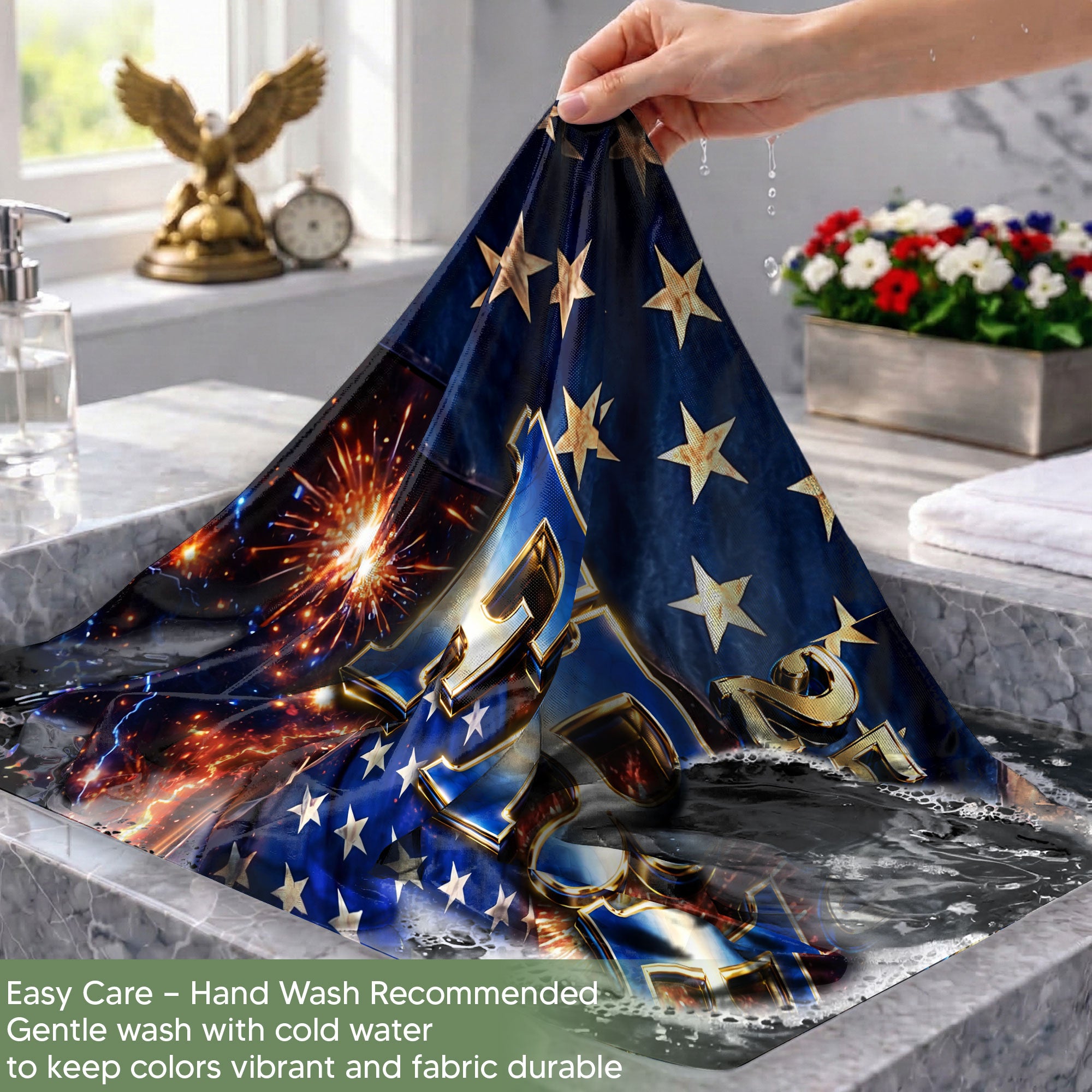 250 Years of Freedom Flag 1776-2026 Patriotic US Founding Fathers We The People Banner