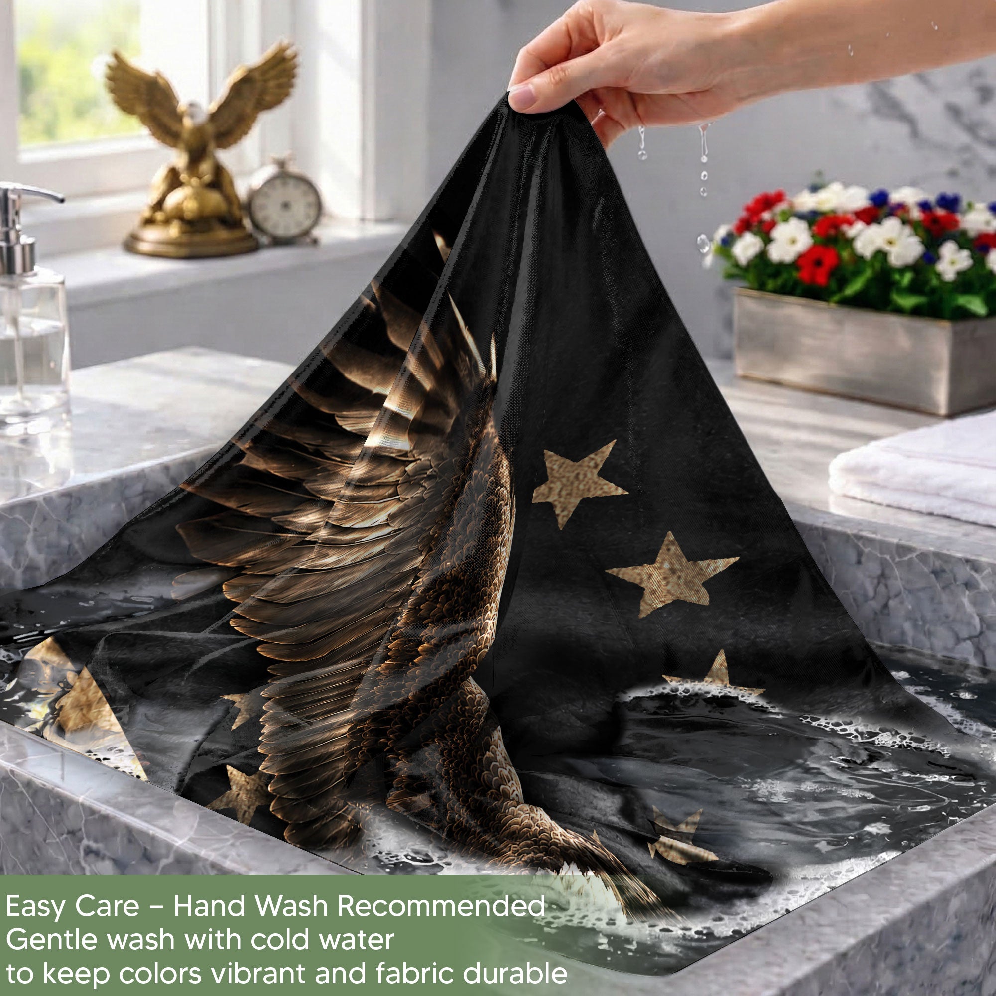 250 Years of Freedom Flag 1776-2026 Patriotic Bald Eagle Liberty Bell US Banner