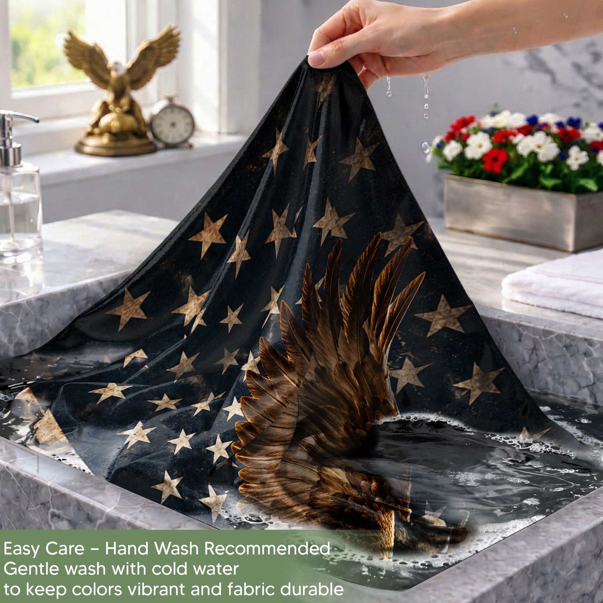 250 Years of Freedom Flag 1776-2026 Eagle Liberty Bell Statue of Liberty US Banner