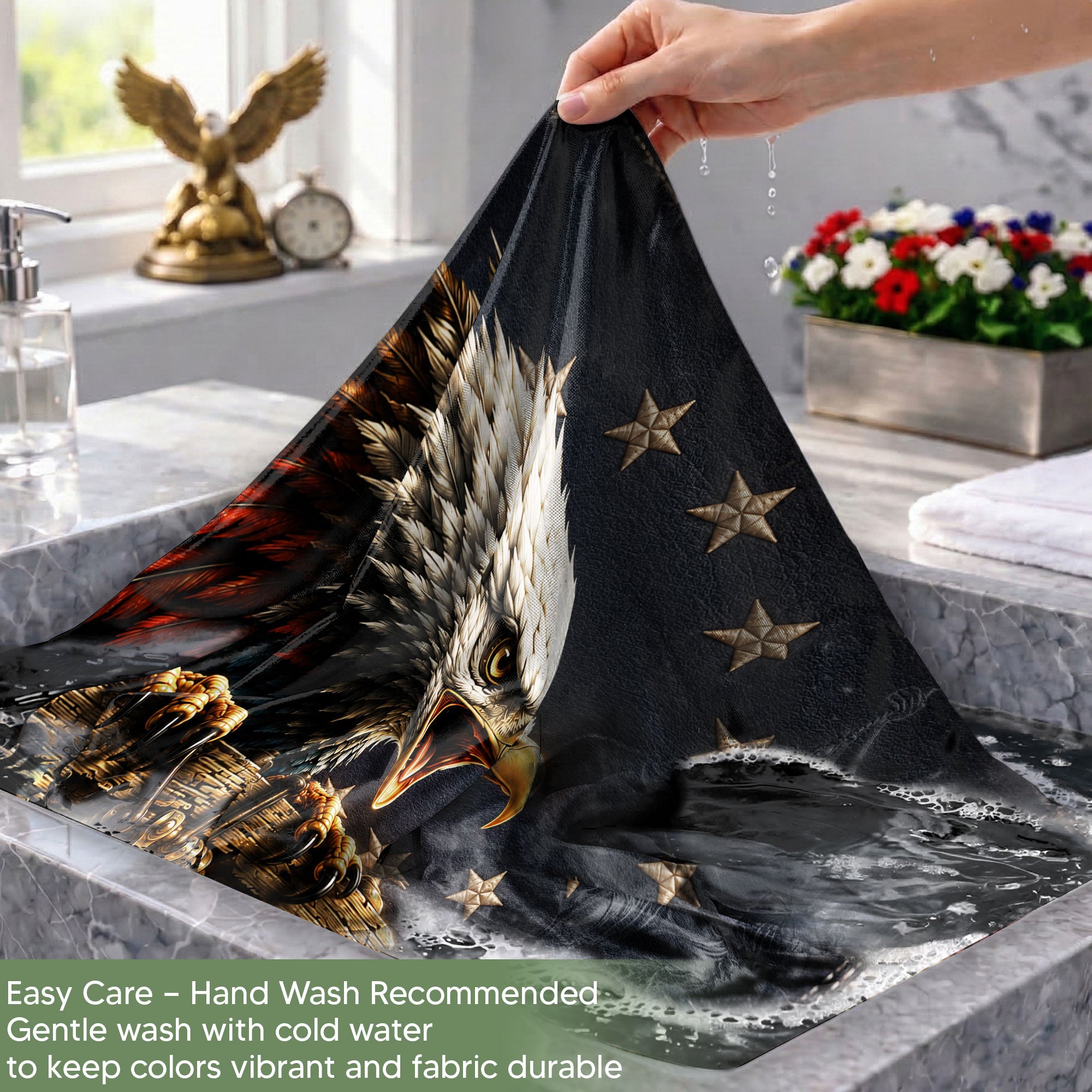 250 Years We The People Flag 1776-2026 Constitution Liberty Bell Eagle Patriotic Banner - Rust Field Wear