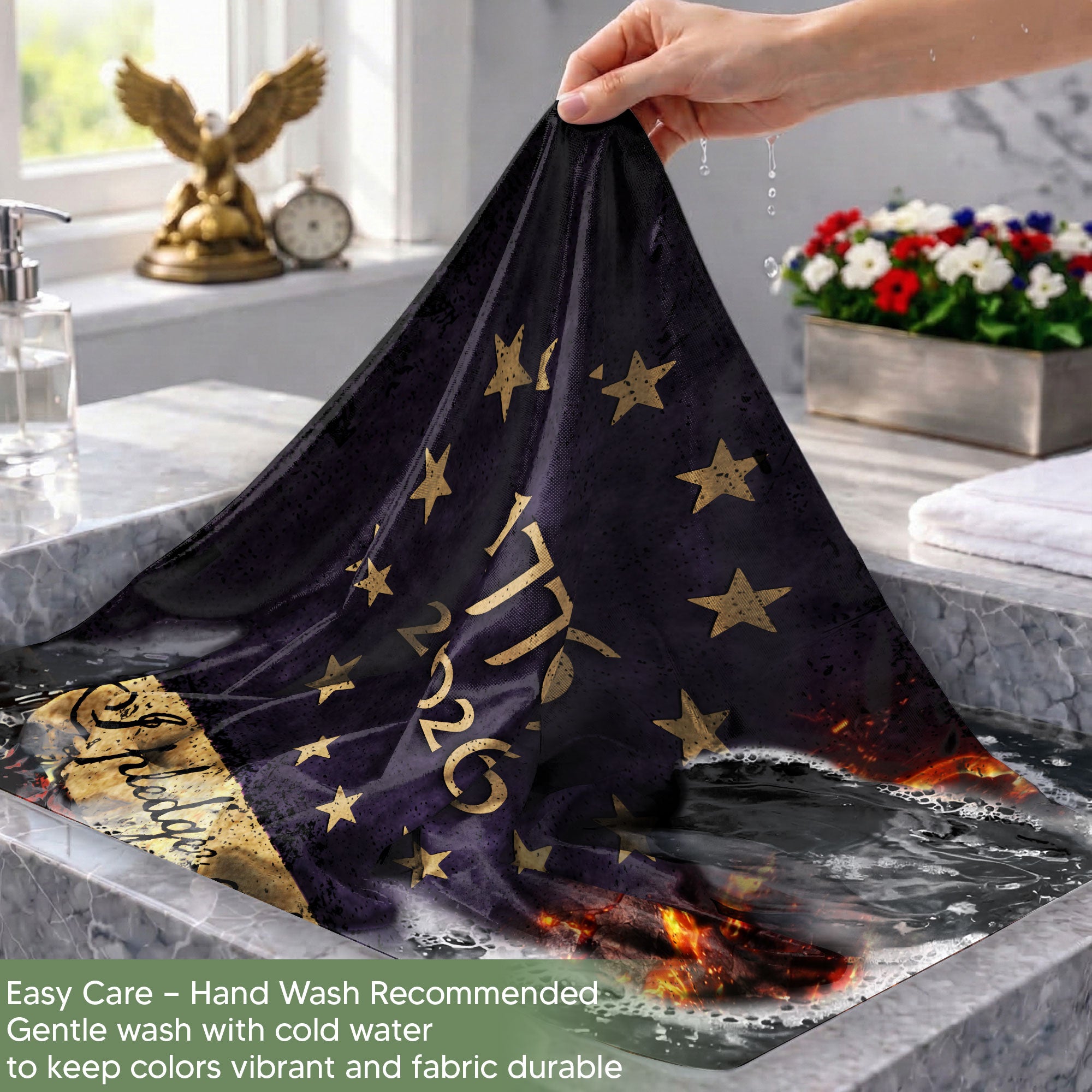 250 Years of Freedom 1776-2026 Abraham Lincoln Bald Eagle We The People Patriotic Flag