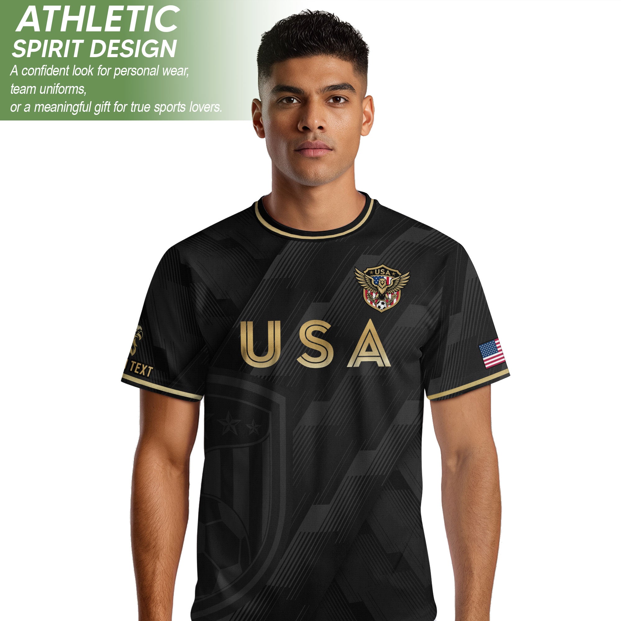 Abstract Pattern Adult Soccer Jersey Style Custom Name Number Personalized Sport Top