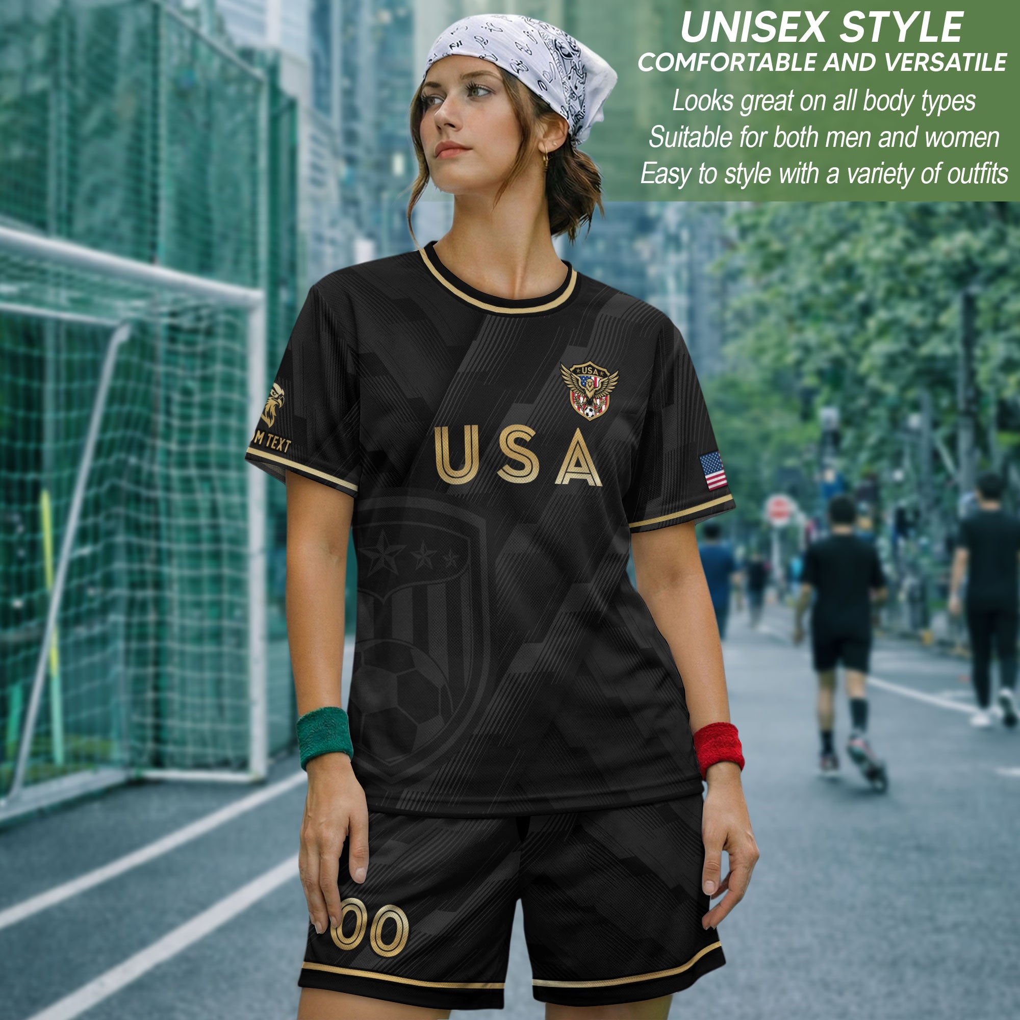 Abstract Pattern Adult Soccer Jersey Style Custom Name Number Personalized Sport Top