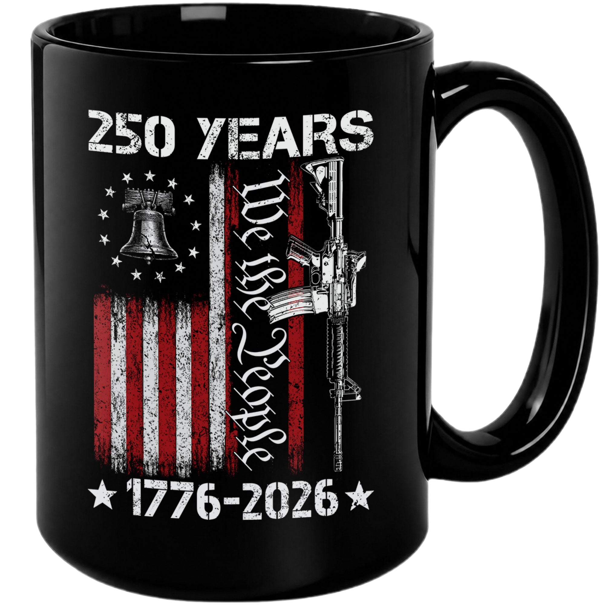 250 Years 1776 2026 Mug We The People Patriotic American Ceramic Cup Gift