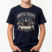 Kids United States 250th Anniversary T-Shirt We The People Eagle Tee 1776–2026