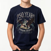 Kids 250 Years T-Shirt We The People Eagle Liberty Patriotic USA Tee 1776–2026