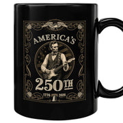 America's 250th Anniversary 1776-2026 Abraham Lincoln Guitar Patriotic Mug