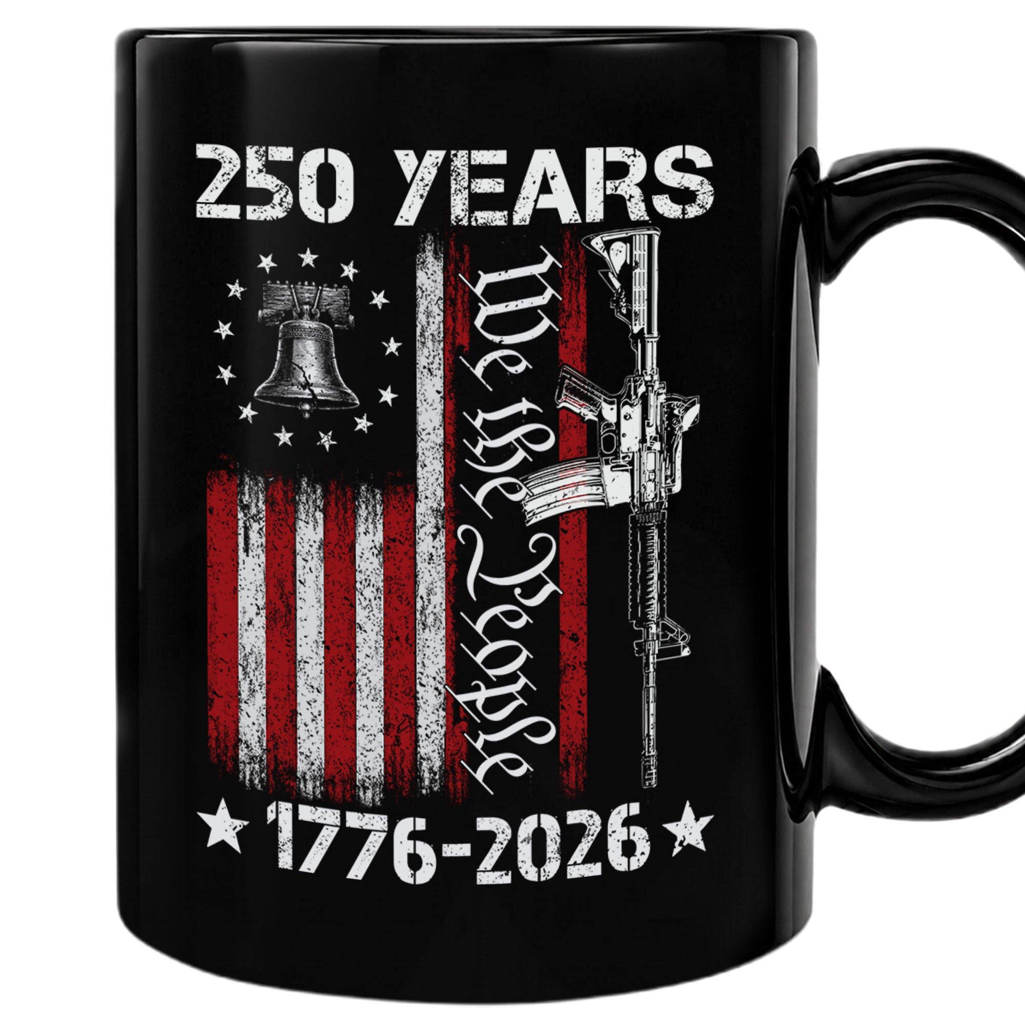 250 Years 1776 2026 Mug We The People Patriotic American Ceramic Cup Gift