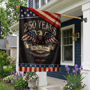 America 250th Anniversary 1776–2026 House Flag – We The People Bald Eagle Vintage Double Sided Printing USA Flag