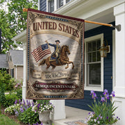 George Washington 250th Anniversary 1776–2026 House Flag – America 250 We The People Double Sided Yard Decor