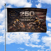 US 1776 2026 Freedom Eagle Claw Broken Chain Patriotic American Outdoor Banner Flag 3x5ft