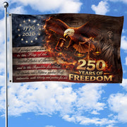Justice Gavel Eagle House Flag 1776-2026 We The People 250 Years Freedom Patriotic