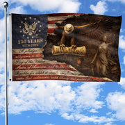 Justice Gavel Eagle House Flag 1776-2026 We The People 250 Years Freedom Patriotic Decor